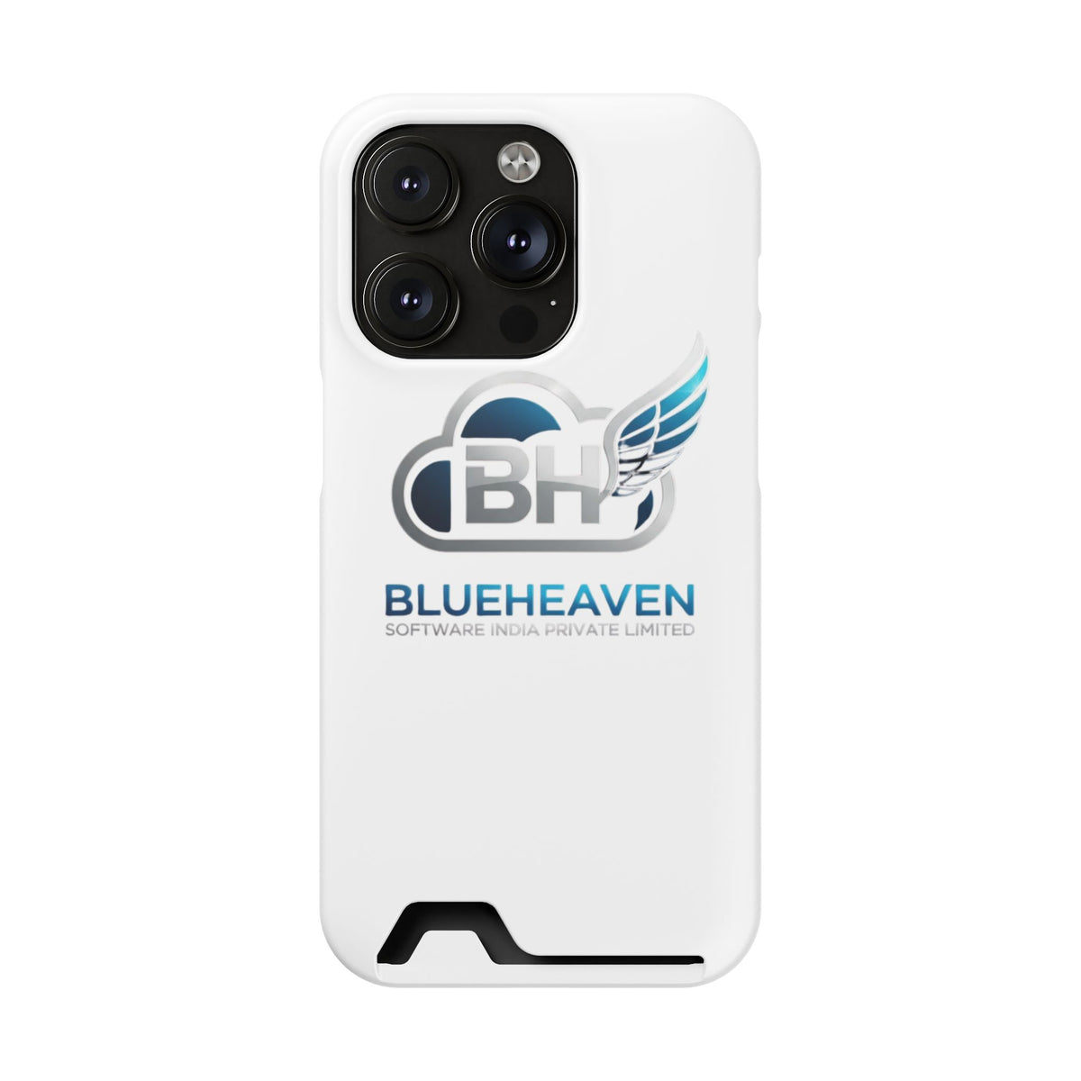 BlueHeaven Logo Phone Case with Card Holder