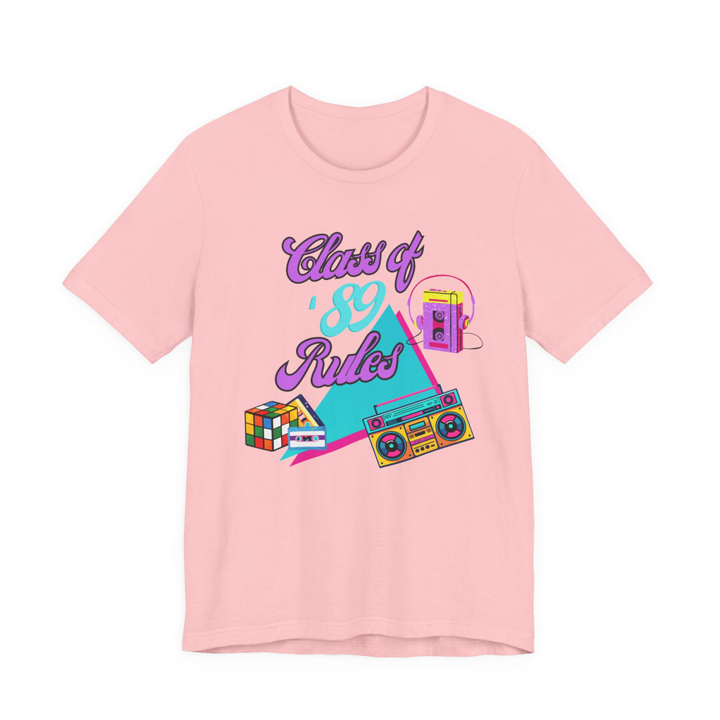 Class of '89 Rules Version 1-Unisex Jersey Short Sleeve Tee