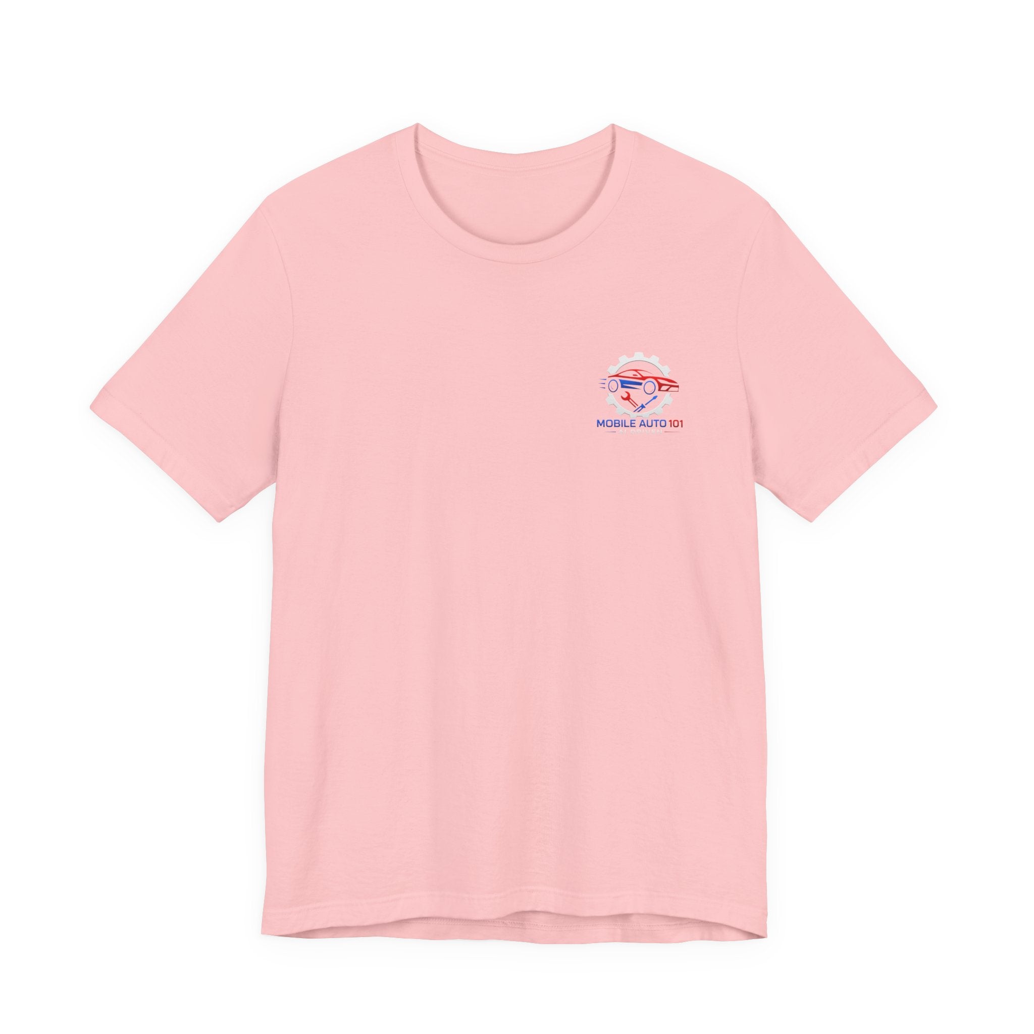Mobile Auto 101 3rd Ed. (front and back design)-Unisex Jersey Short Sleeve Tee