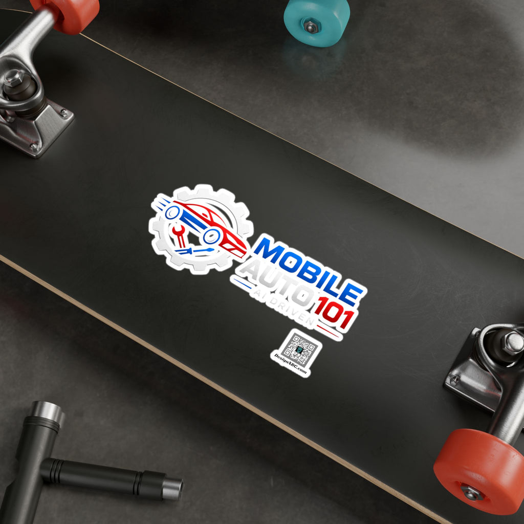 Mobile Auto 101 Logo 2nd Version Kiss-Cut Vinyl Decal