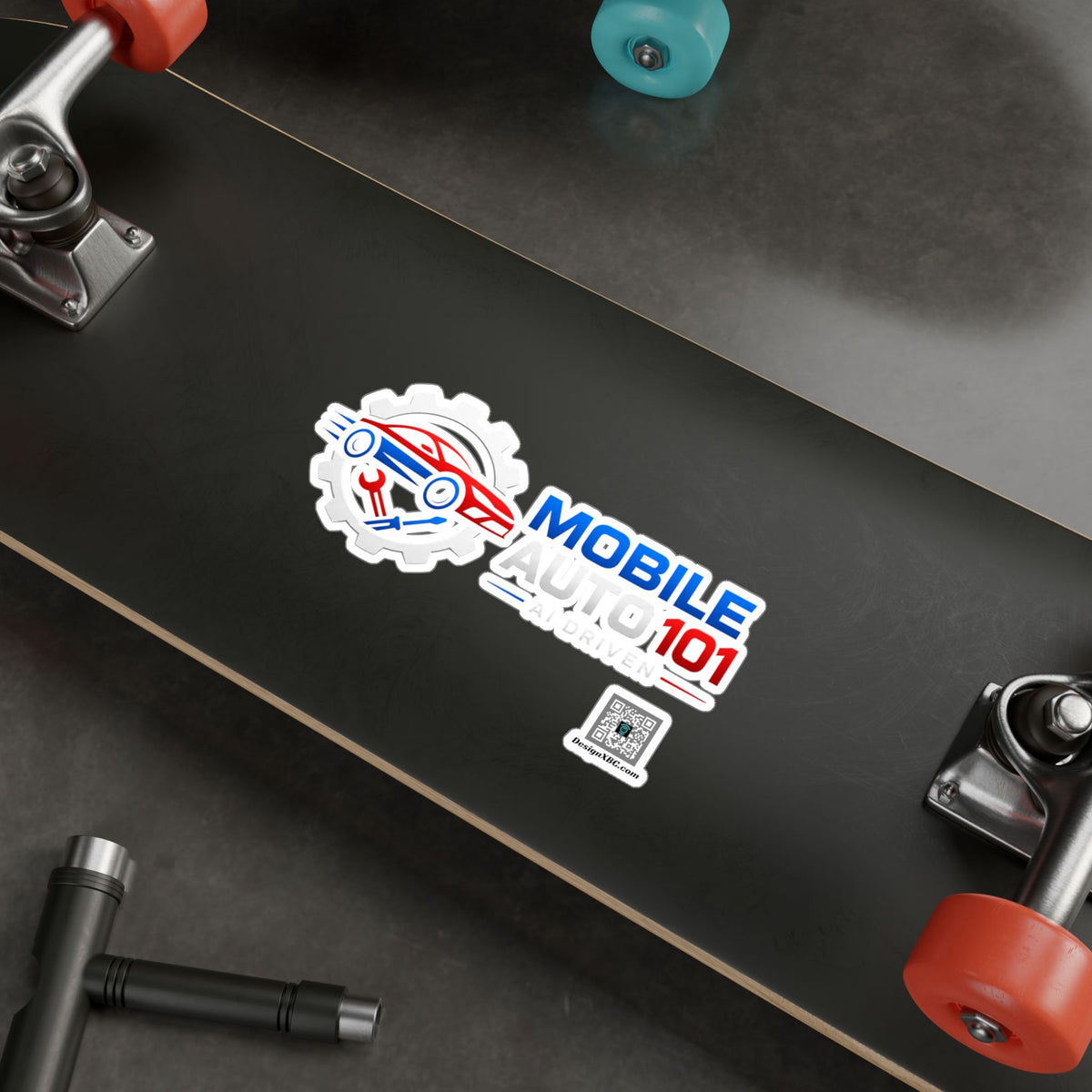 Mobile Auto 101 Logo 2nd Version Kiss-Cut Vinyl Decal
