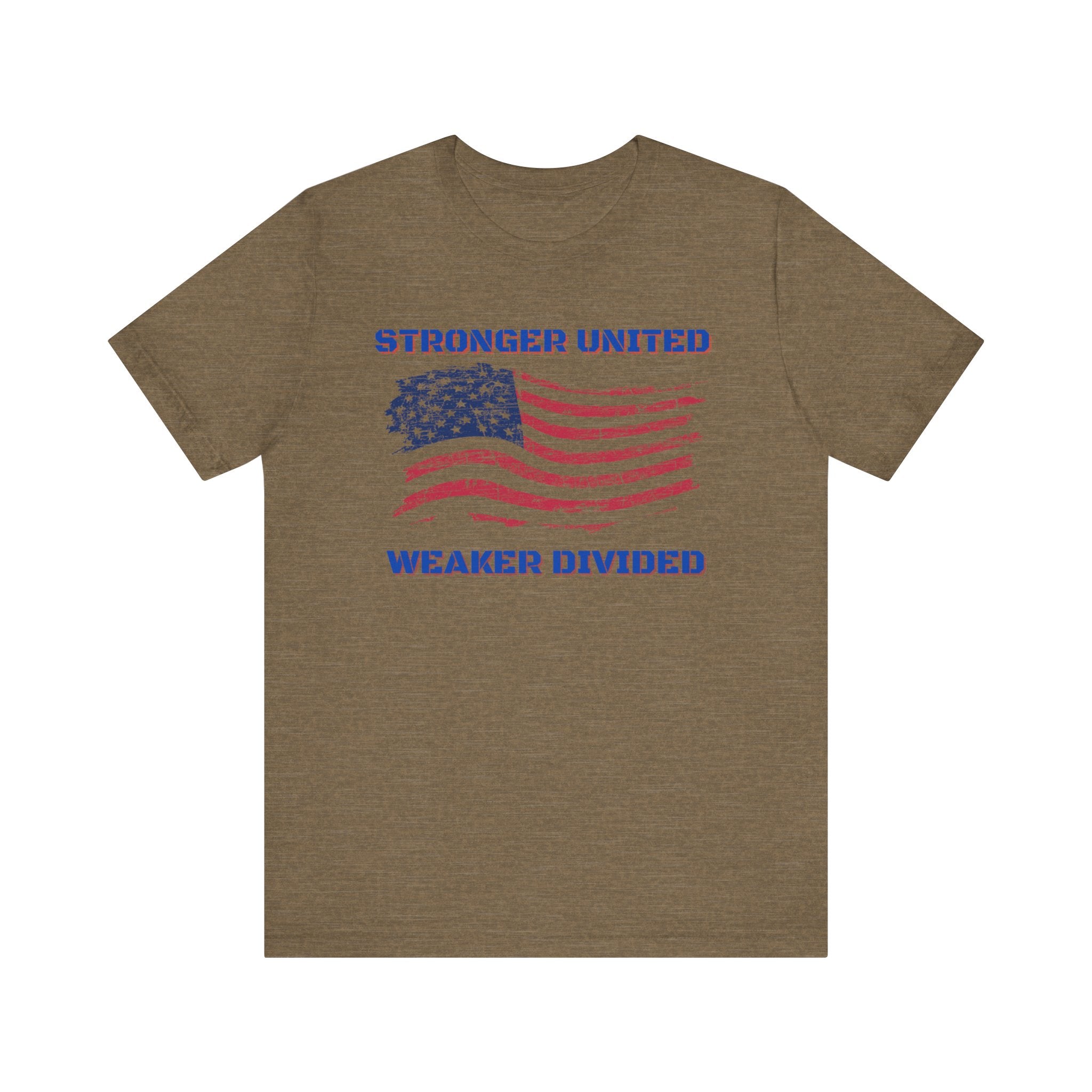 Stronger United Weaker Divided-Unisex Jersey Short Sleeve Tee