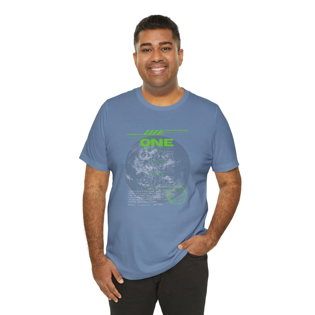 One World-Unisex Jersey Short Sleeve Tee