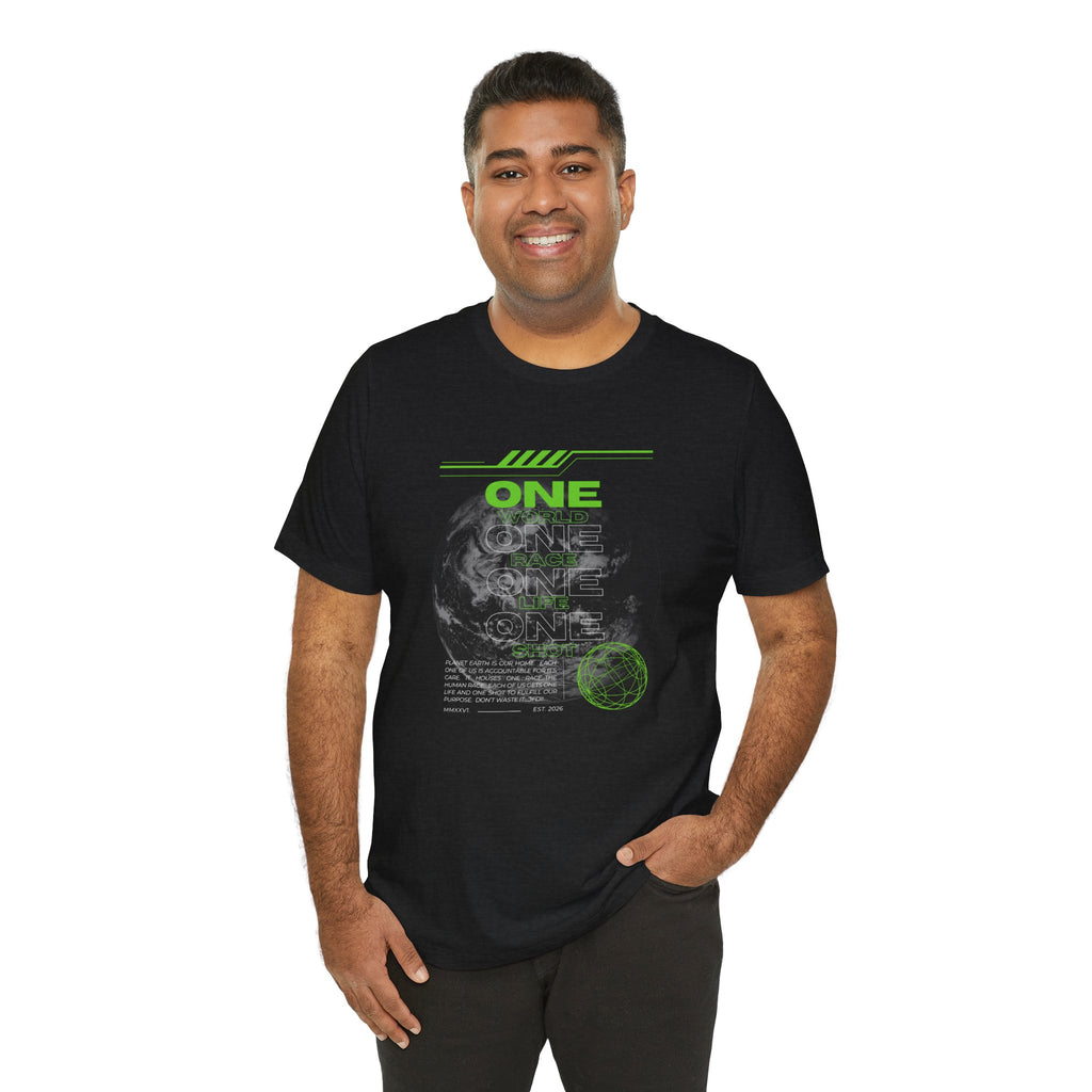 One World-Unisex Jersey Short Sleeve Tee
