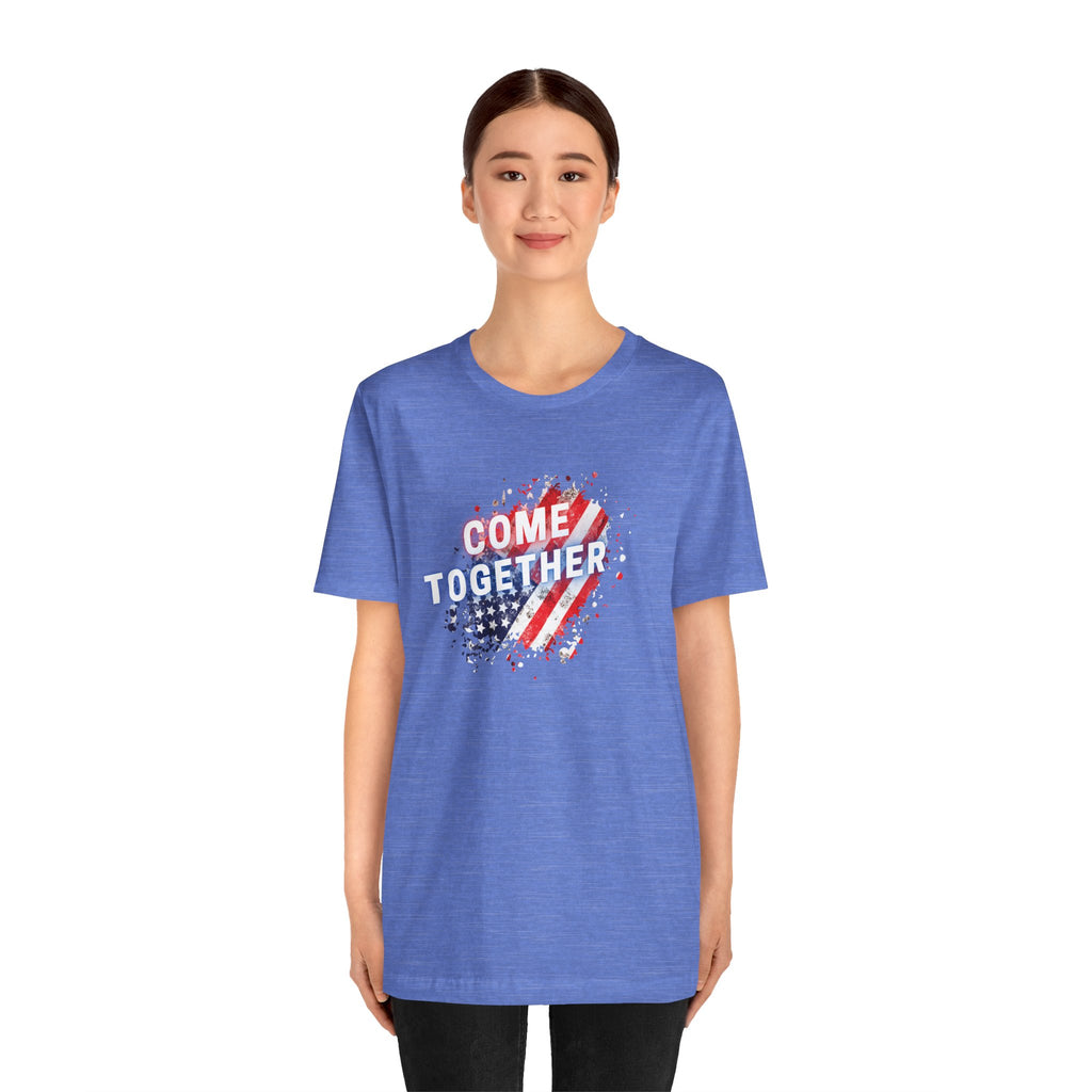 Come Together (Political Unity)-Unisex Jersey Short Sleeve Tee