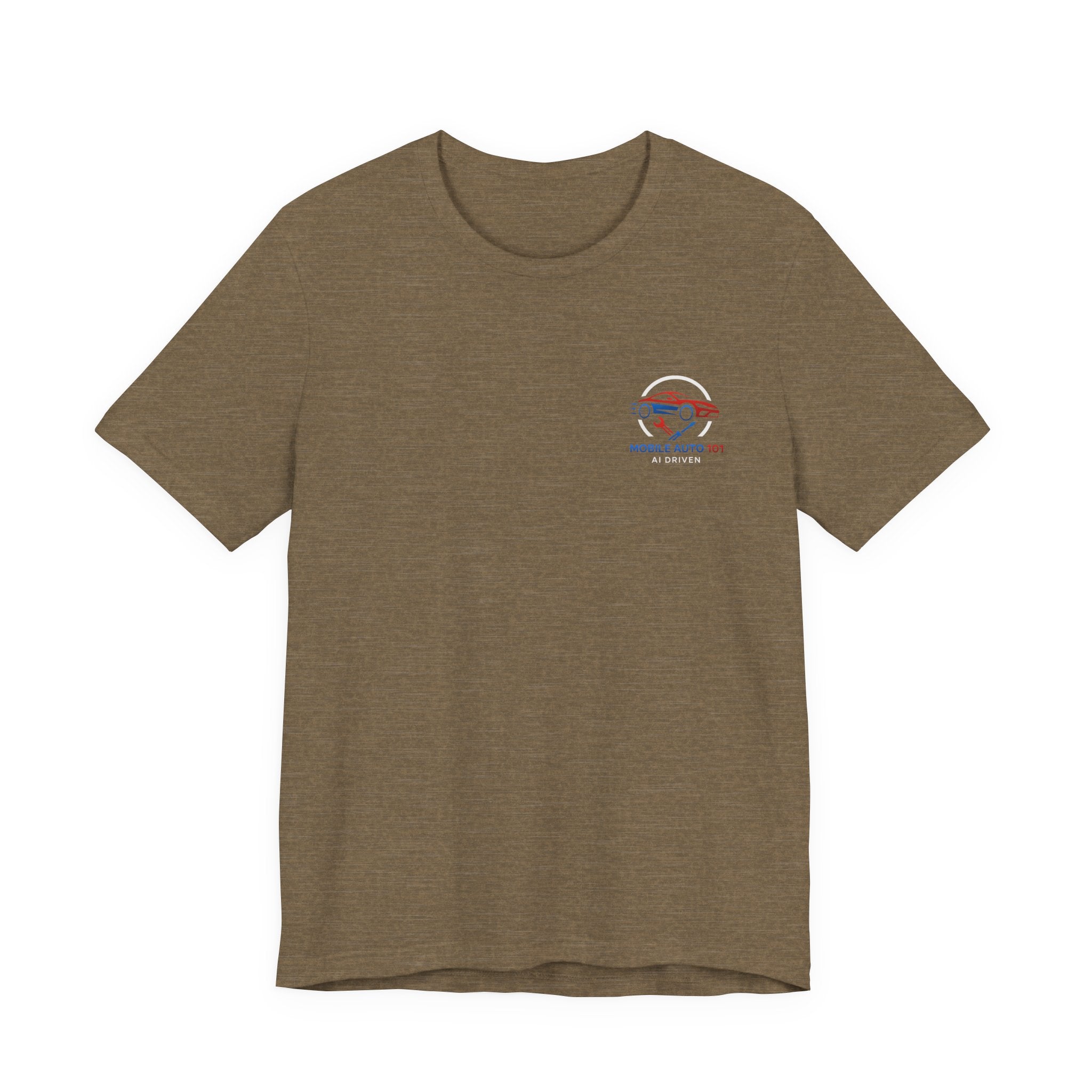 Mobile Auto 101 2nd Ed. (front and back design)-Unisex Jersey Short Sleeve Tee