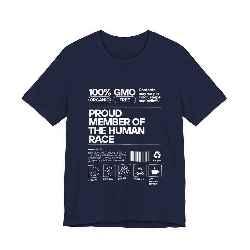 Proud Member of the Human Race-Unisex Jersey Short Sleeve Tee