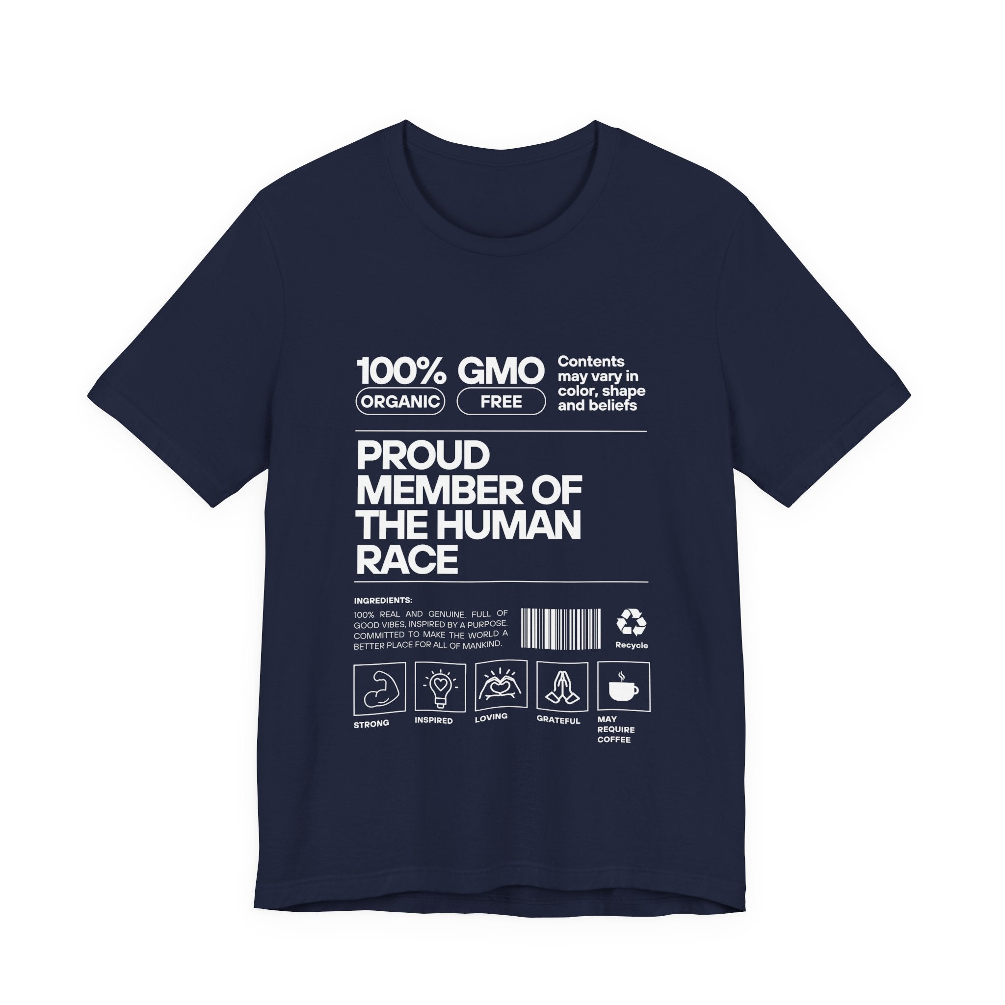 Proud Member of the Human Race-Unisex Jersey Short Sleeve Tee