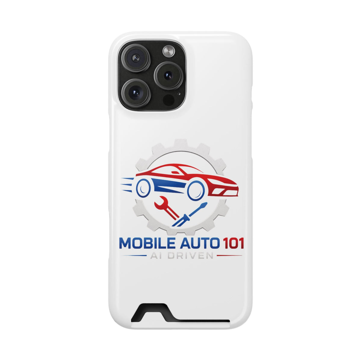 Mobile Auto 101 Logo Phone Case with Card Holder