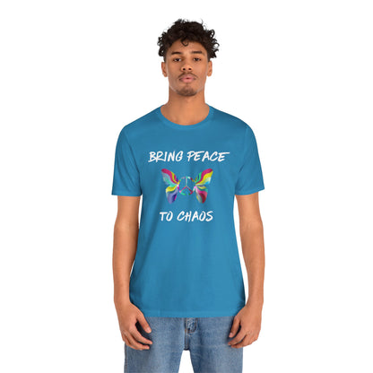 Bring Peace to Chaos-Unisex Jersey Short Sleeve Tee