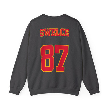 SWELCE #87 TK+TS=TL Original Love Glove Design (Vers.#3 for white)-Unisex Crewneck Sweatshirt