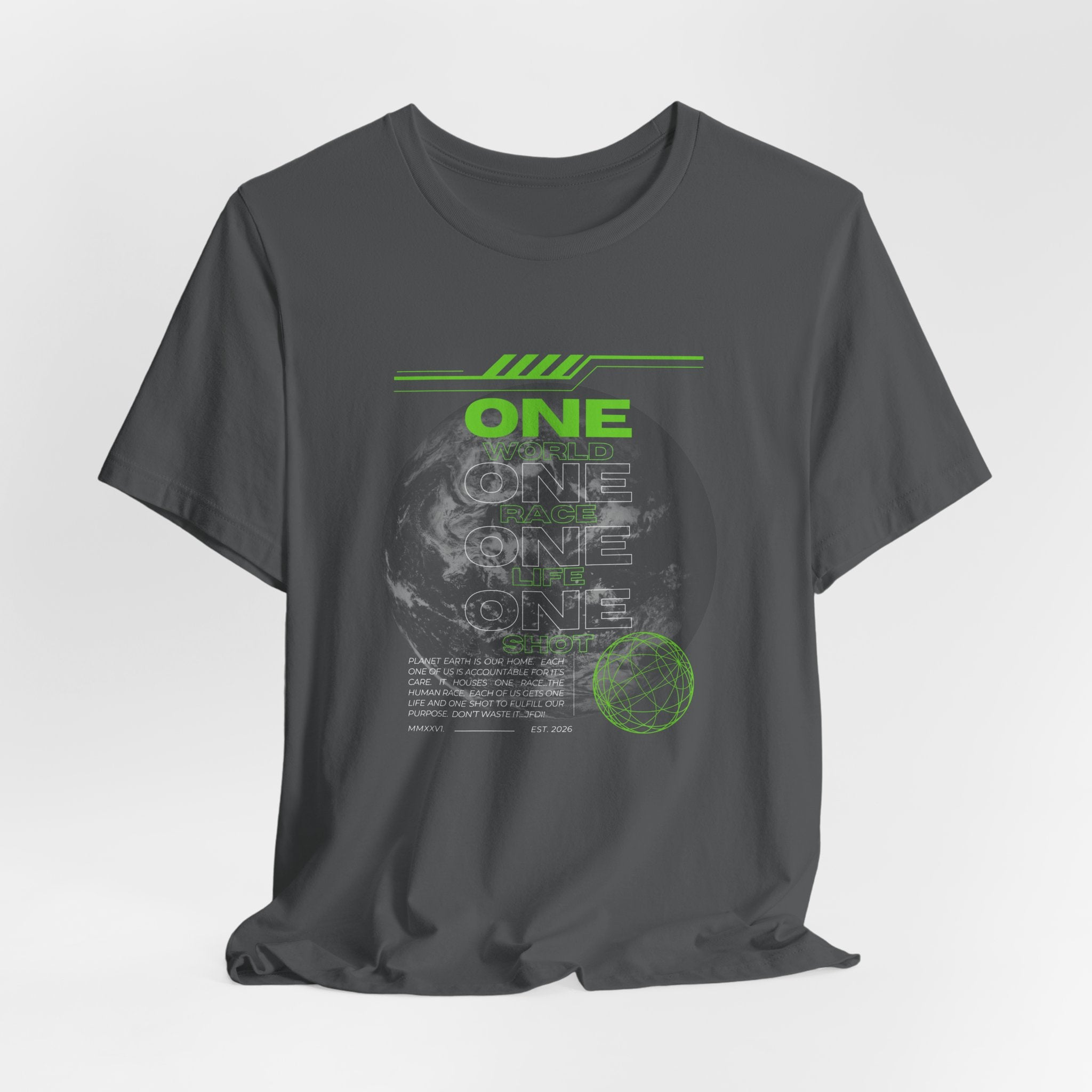 One World-Unisex Jersey Short Sleeve Tee