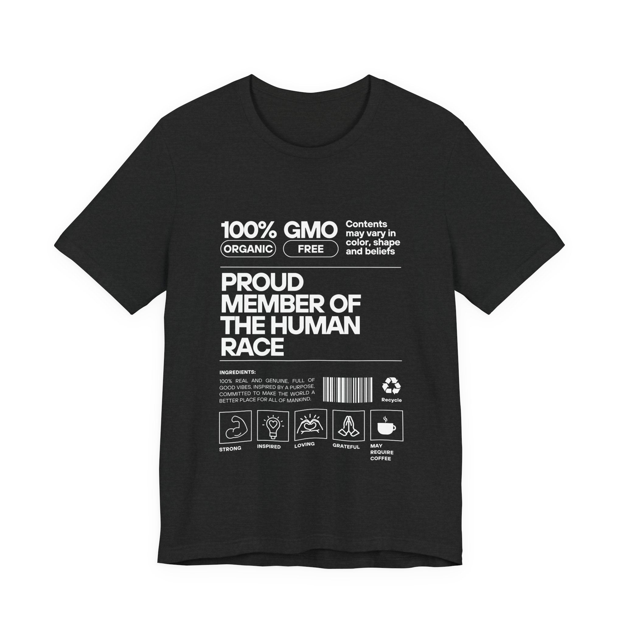 Proud Member of the Human Race-Unisex Jersey Short Sleeve Tee
