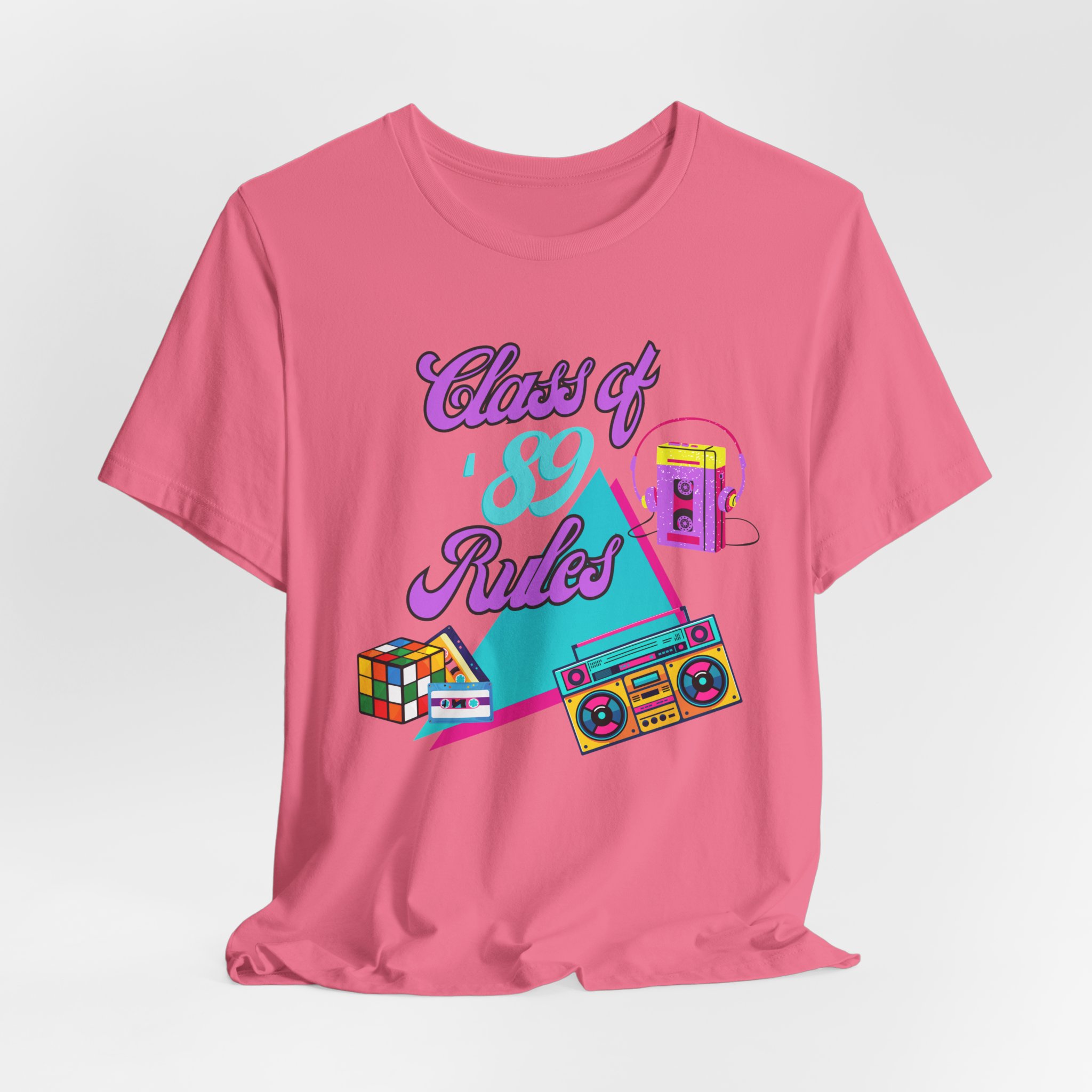 Class of '89 Rules Version 1-Unisex Jersey Short Sleeve Tee - Image 60
