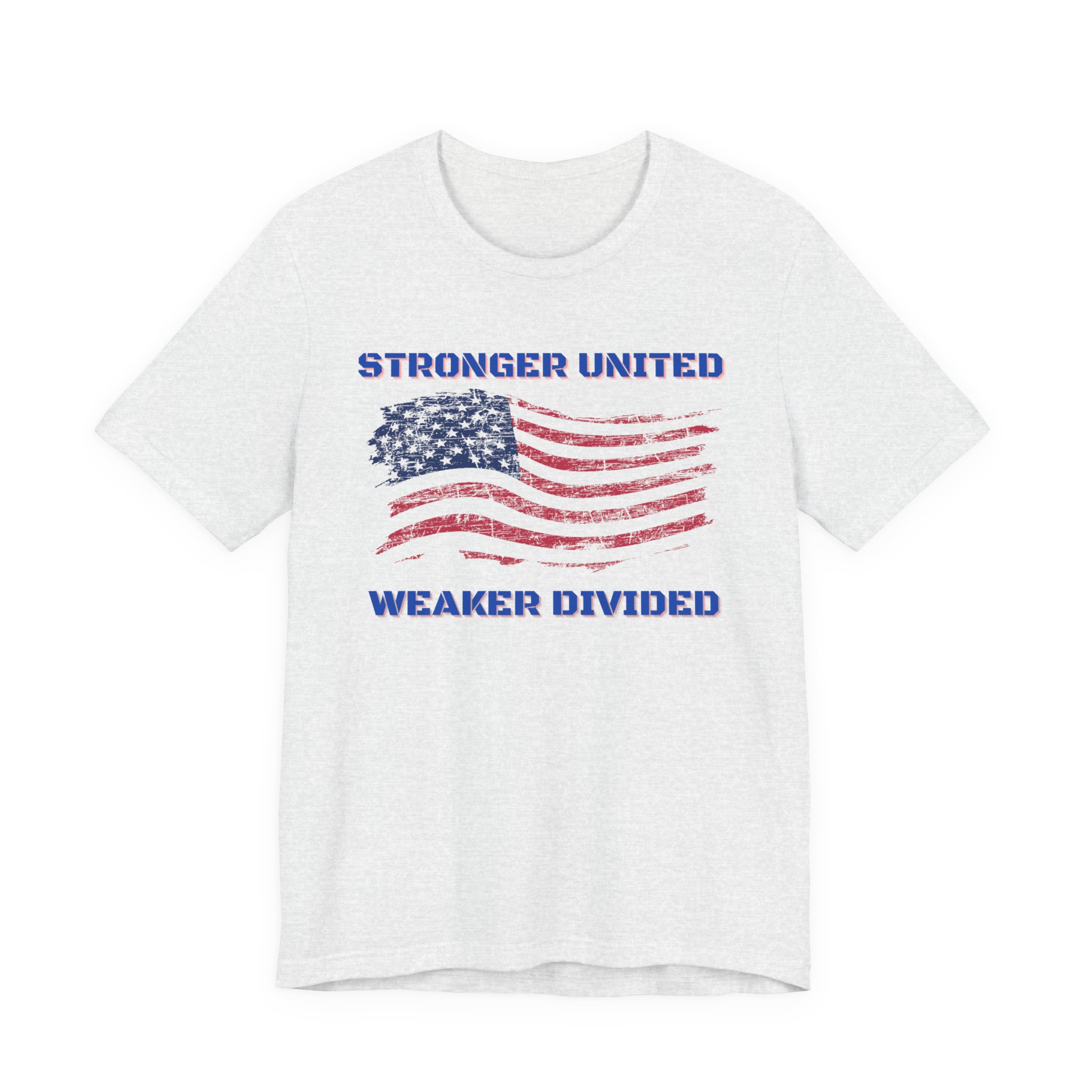 Stronger United Weaker Divided-Unisex Jersey Short Sleeve Tee - Image 9