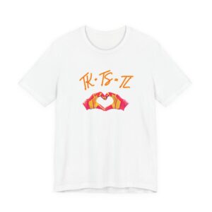 SWELCE TK+TS=TL Original Love Glove Design (Vers#3 for WHITE) Jersey-Unisex Jersey Short Sleeve Tee