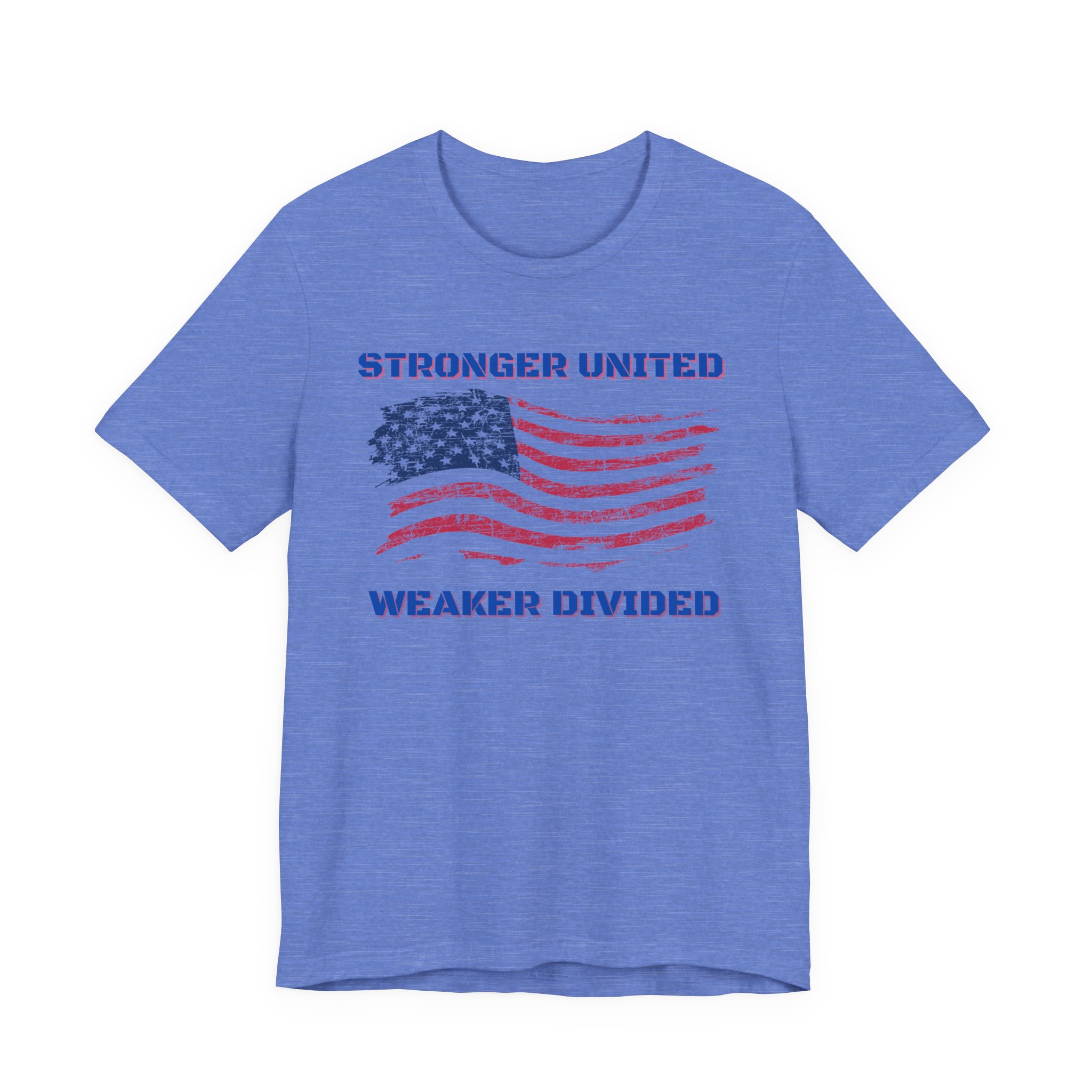 Stronger United Weaker Divided-Unisex Jersey Short Sleeve Tee - Image 49