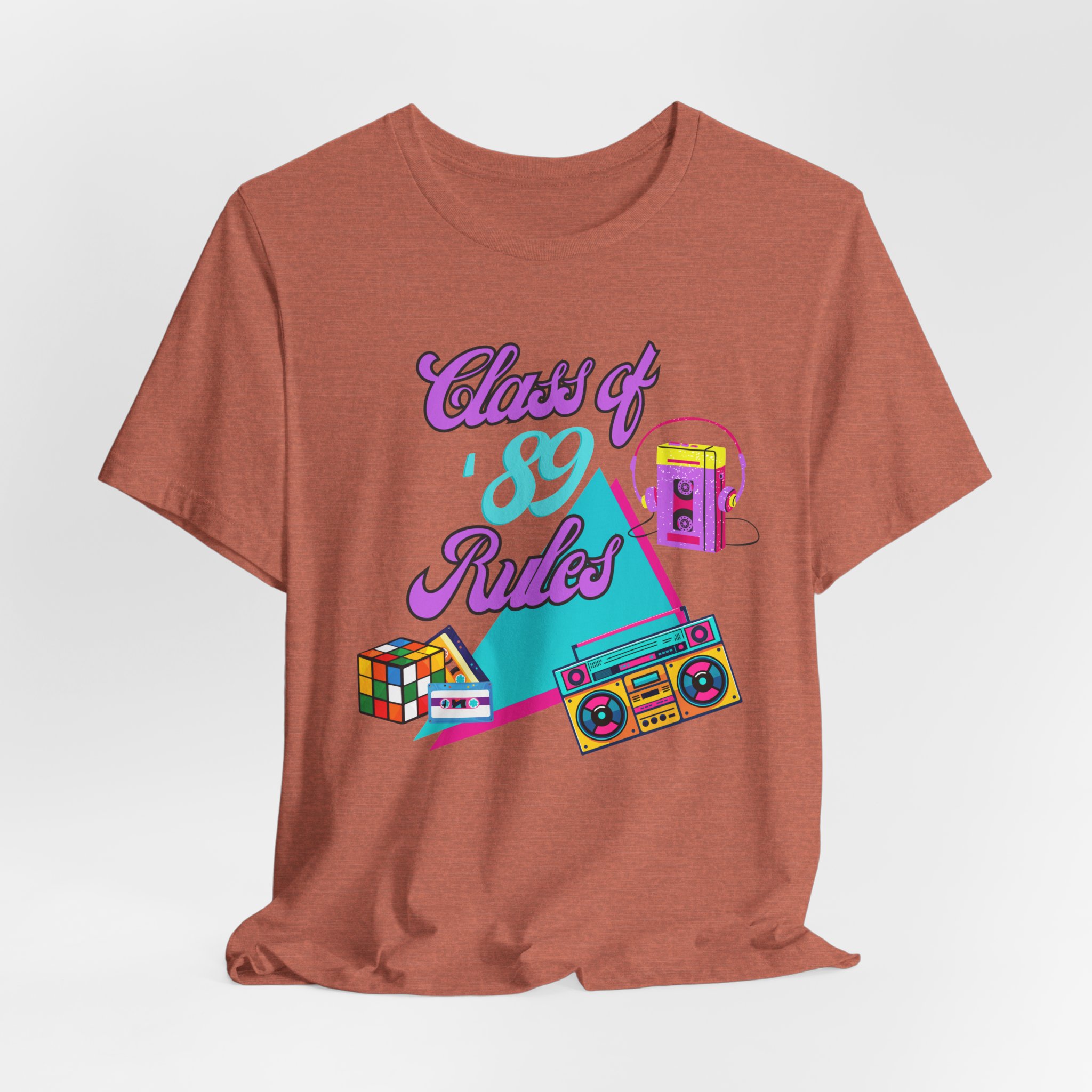 Class of '89 Rules Version 1-Unisex Jersey Short Sleeve Tee - Image 16
