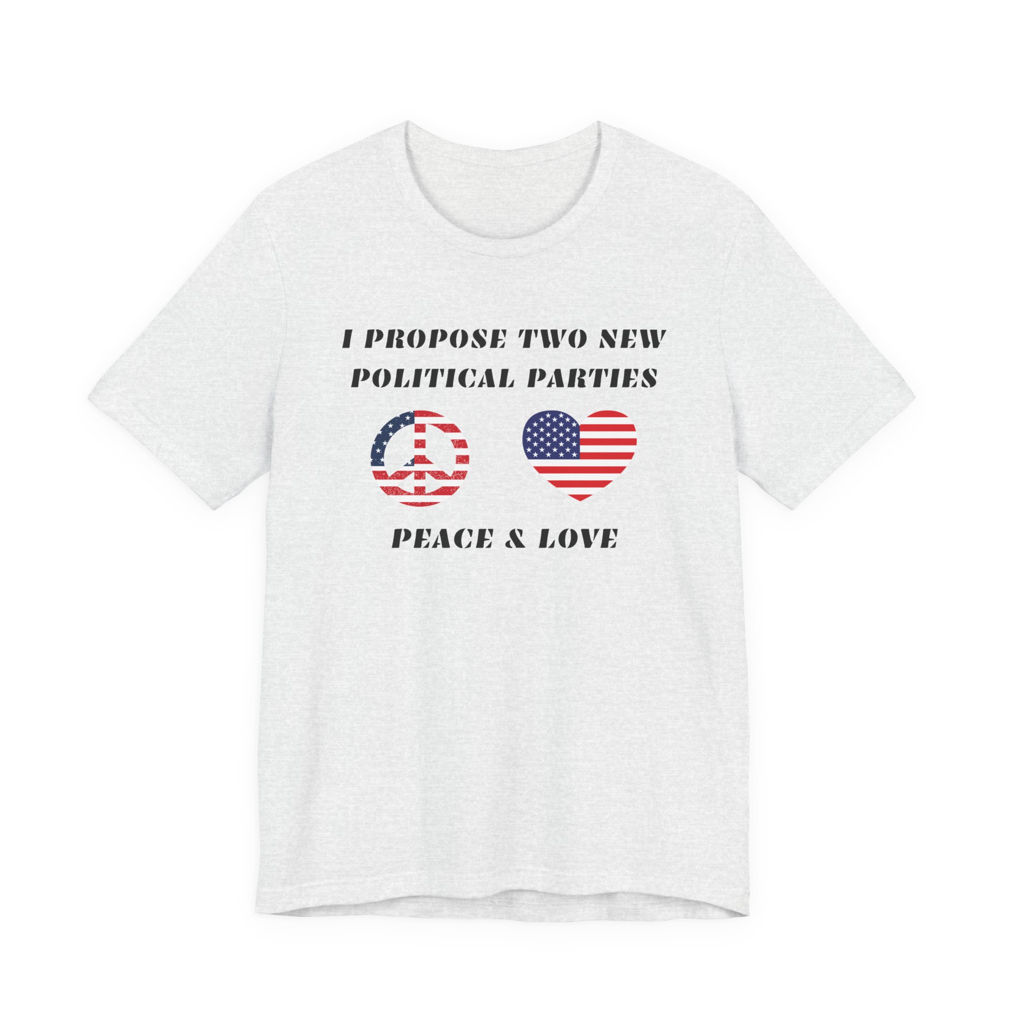 I Propose Two New Political Parties-Unisex Jersey Short Sleeve Tee - Image 9