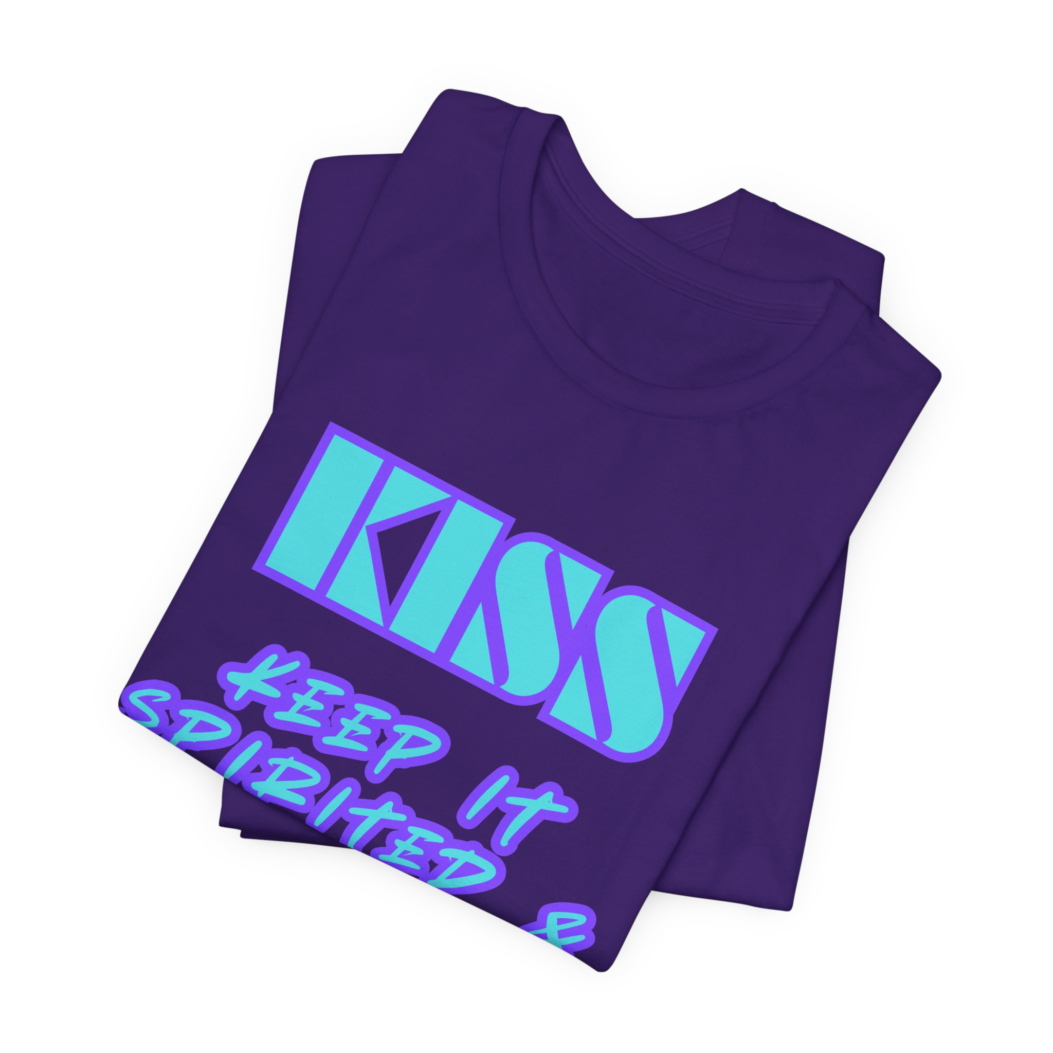 KISS Keep It Spirited & Selfless-Unisex Jersey Short Sleeve Tee - Image 59