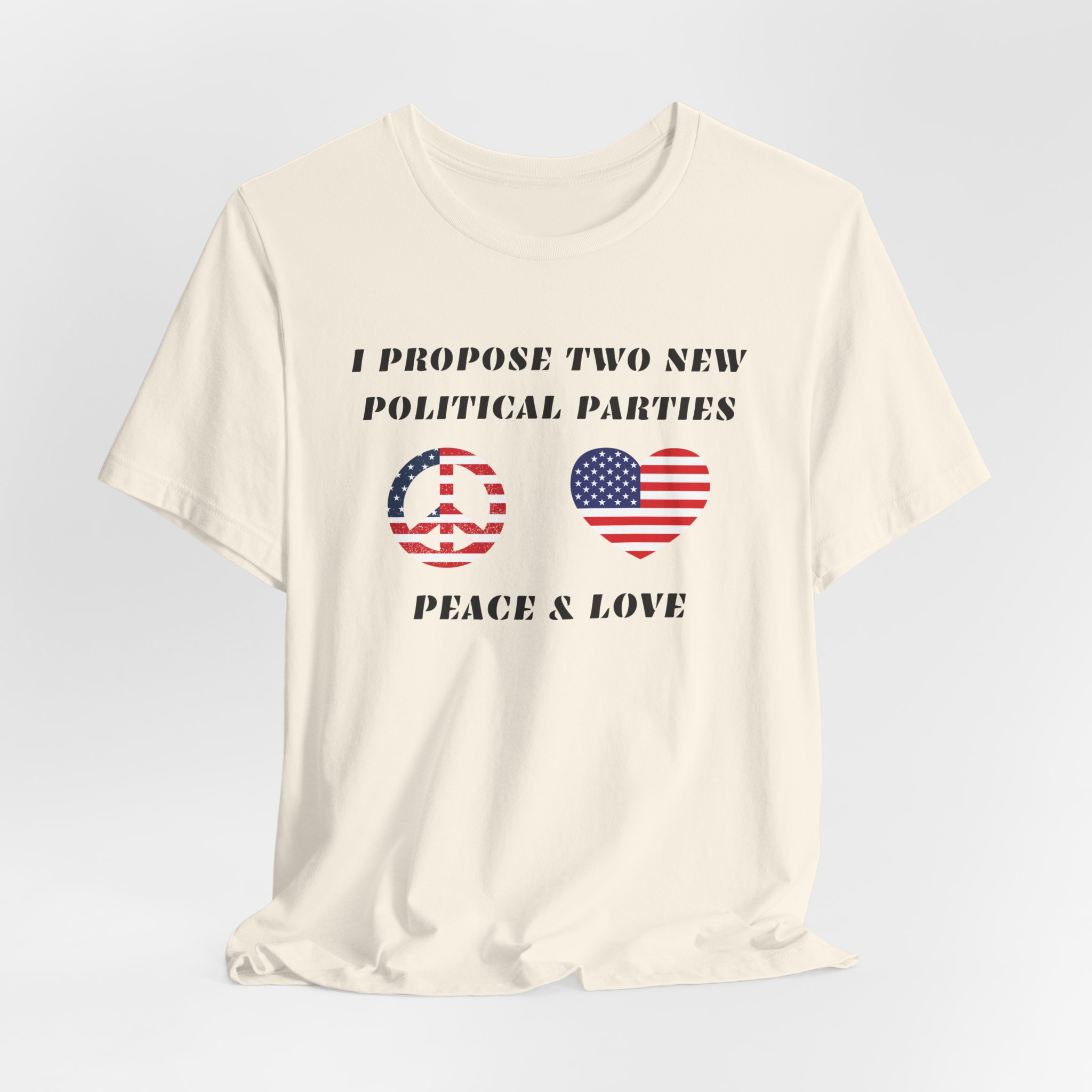 I Propose Two New Political Parties-Unisex Jersey Short Sleeve Tee - Image 16