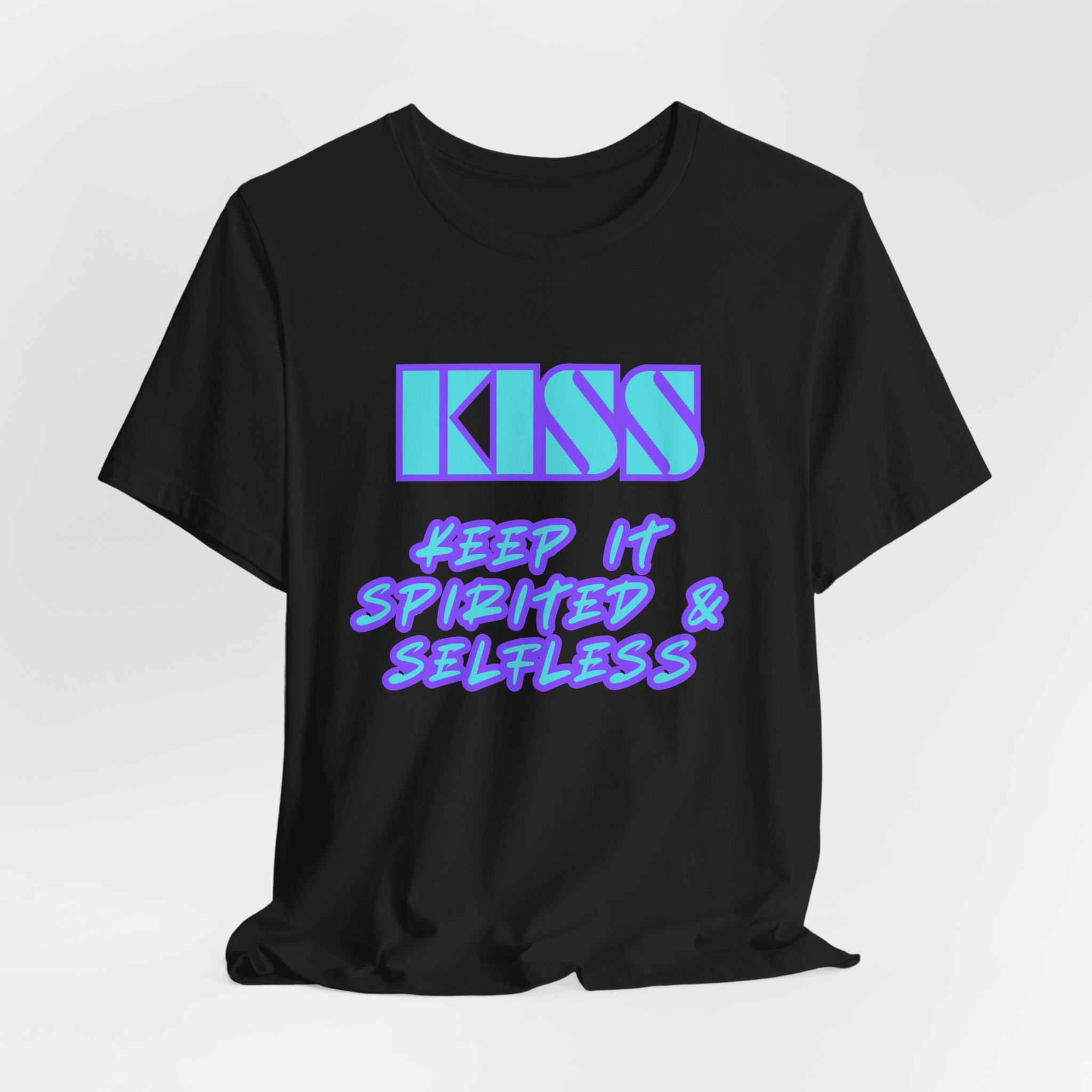 KISS Keep It Spirited & Selfless-Unisex Jersey Short Sleeve Tee - Image 16