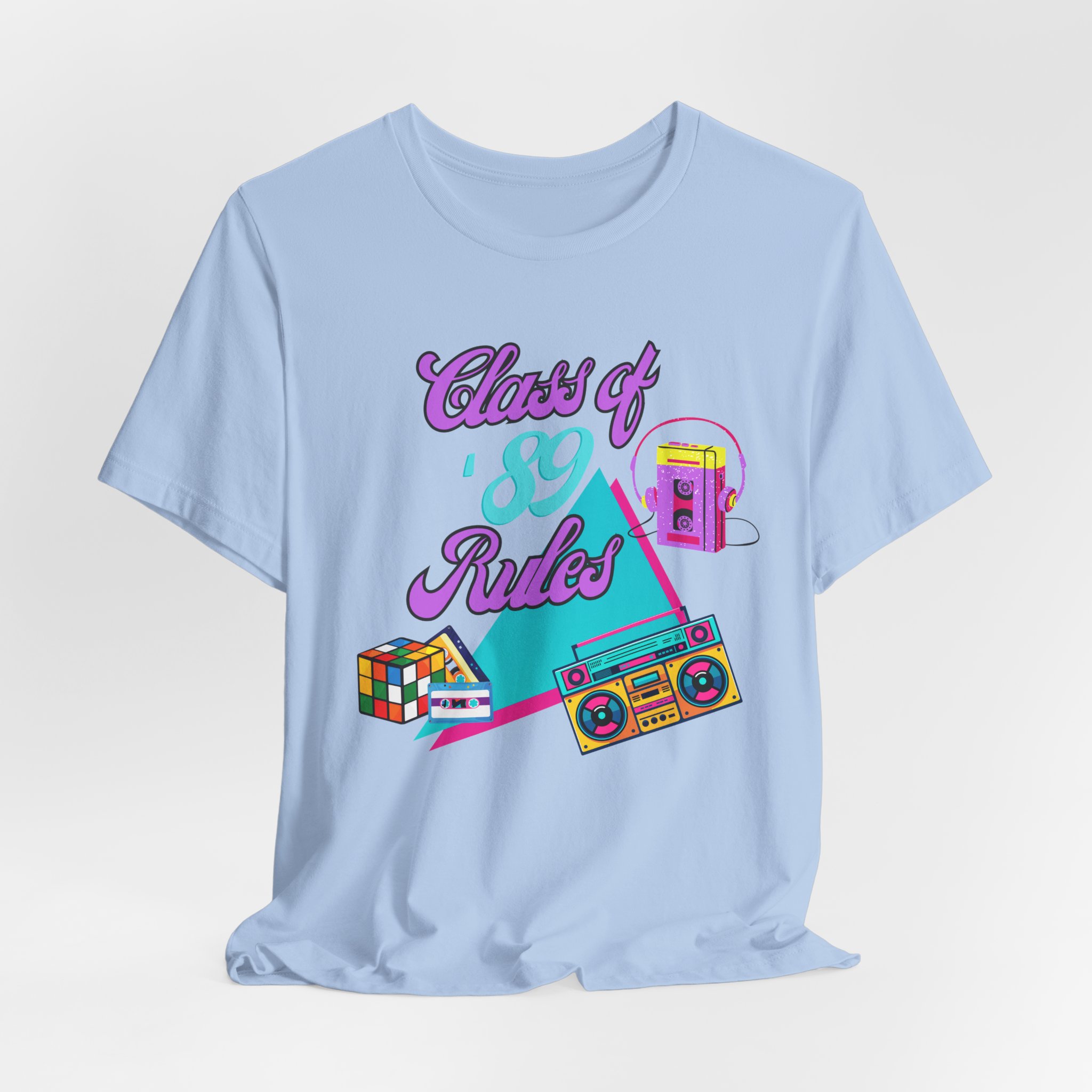 Class of '89 Rules Version 1-Unisex Jersey Short Sleeve Tee - Image 40