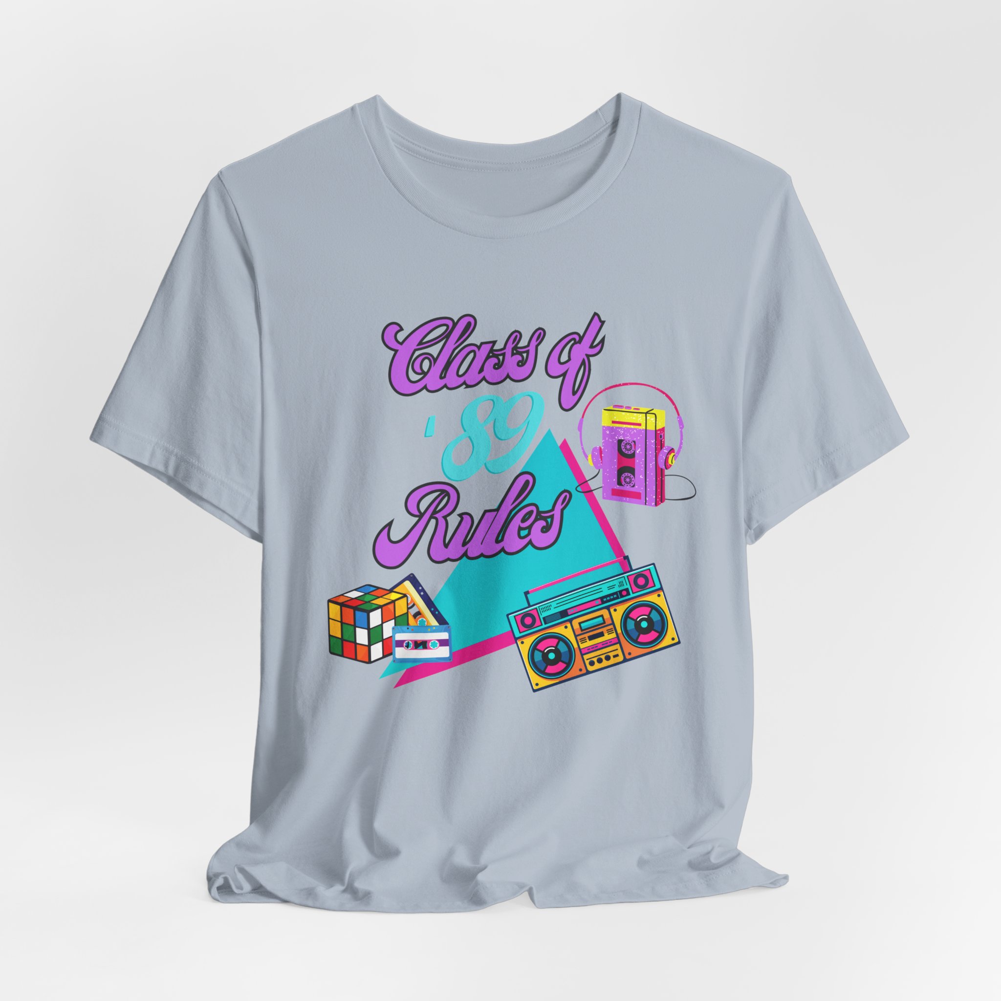 Class of '89 Rules Version 1-Unisex Jersey Short Sleeve Tee - Image 44