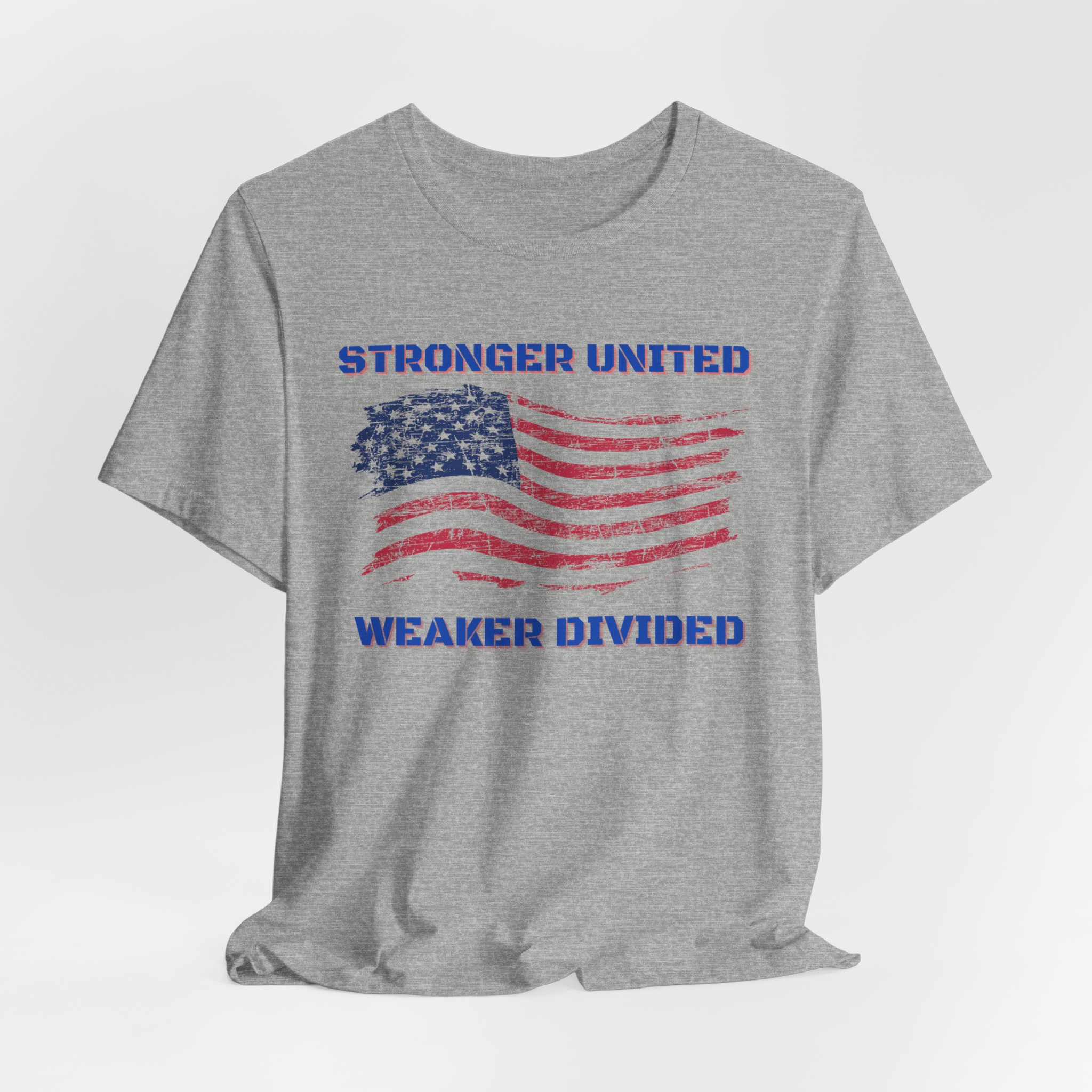 Stronger United Weaker Divided-Unisex Jersey Short Sleeve Tee - Image 48