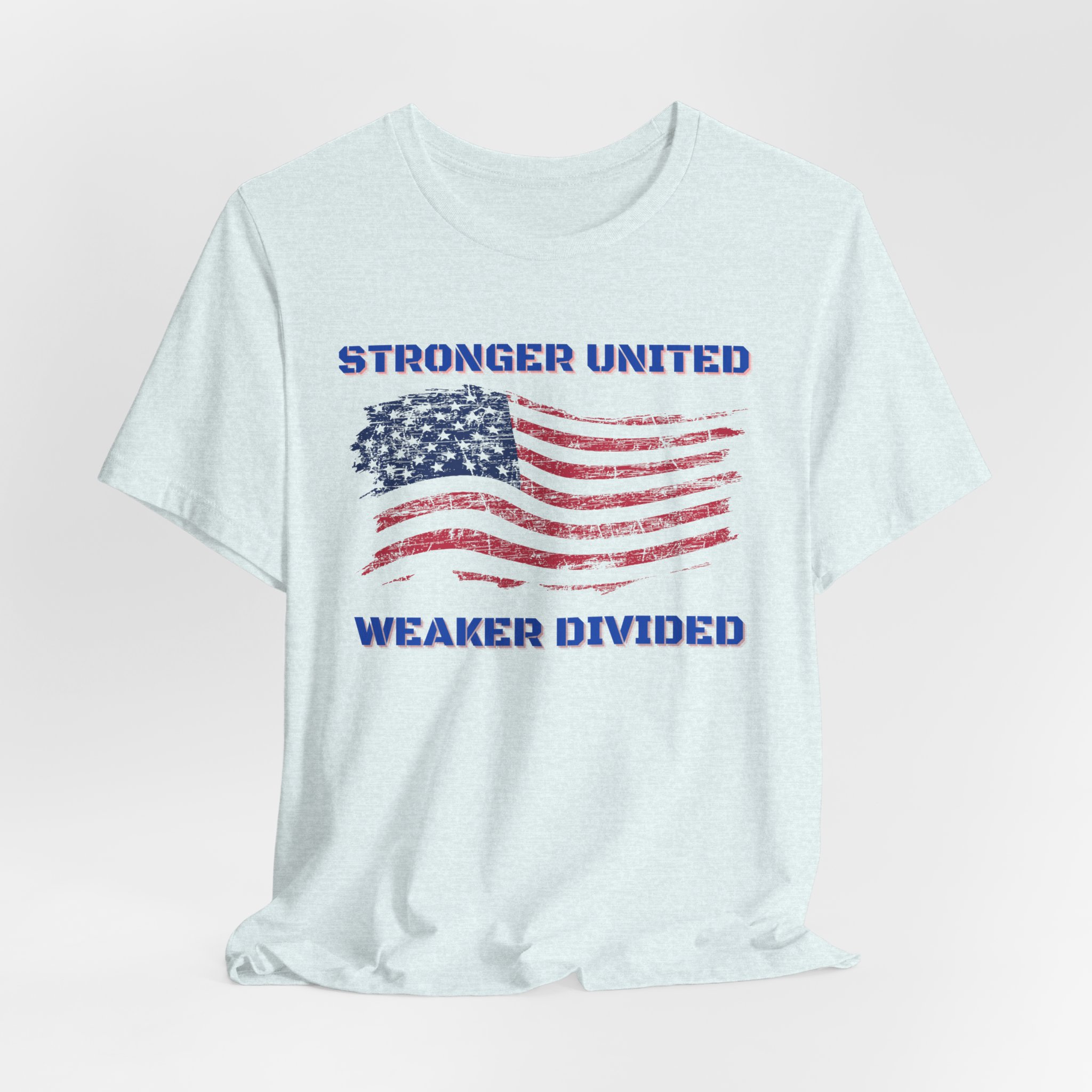 Stronger United Weaker Divided-Unisex Jersey Short Sleeve Tee - Image 32