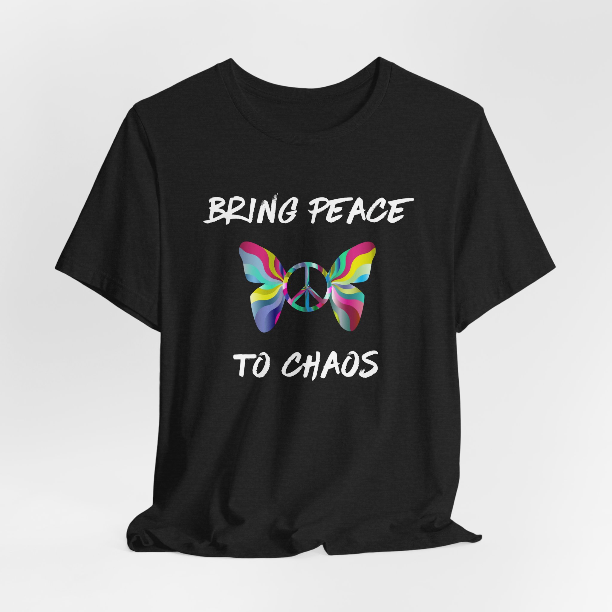 Bring Peace to Chaos-Unisex Jersey Short Sleeve Tee - Image 8