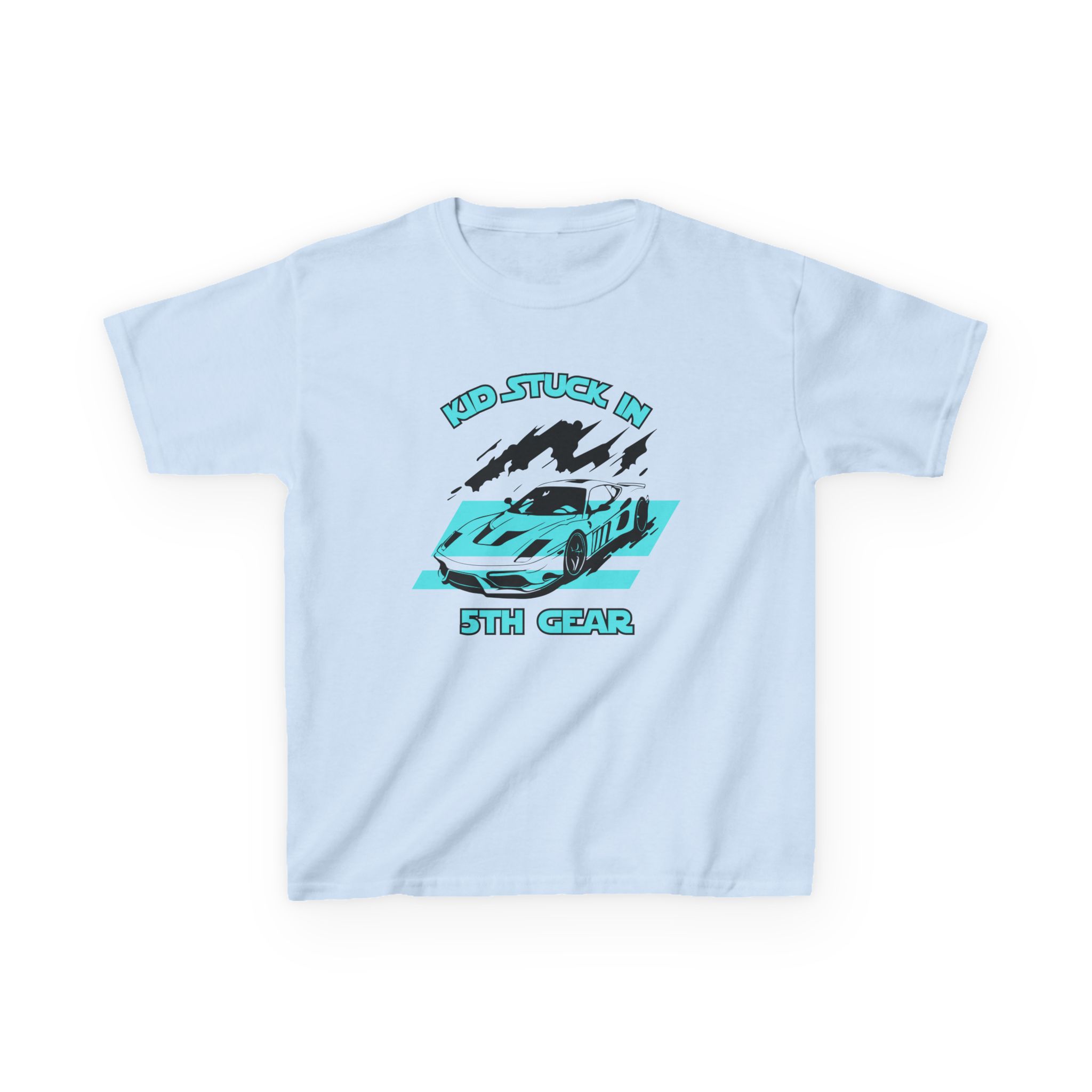 Stuck In 5th Gear-Kids Heavy Cotton™ Tee - Image 21