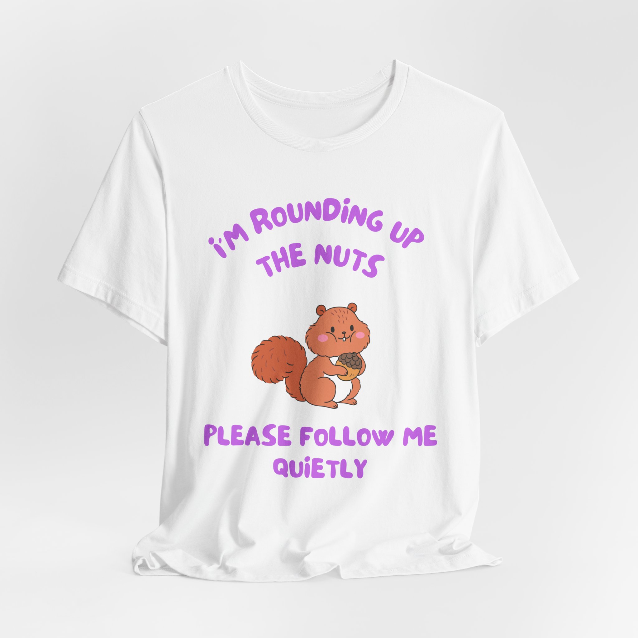 I'm Rounding Up the Nuts-Unisex Jersey Short Sleeve Tee - Image 4