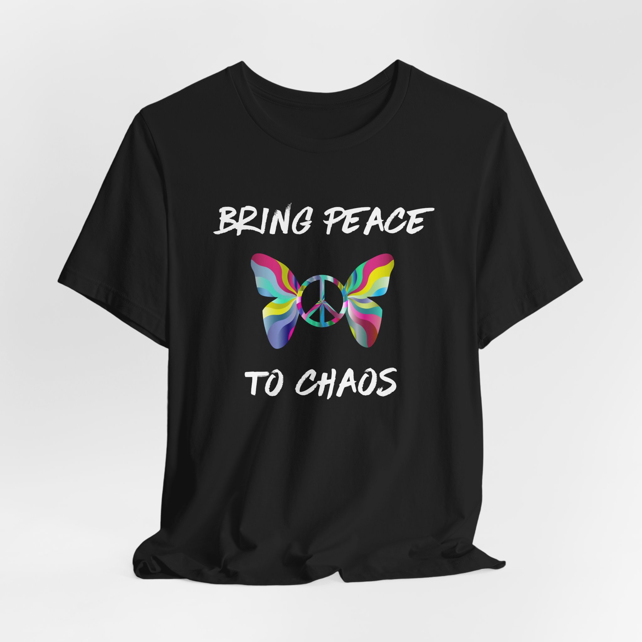 Bring Peace to Chaos-Unisex Jersey Short Sleeve Tee - Image 4