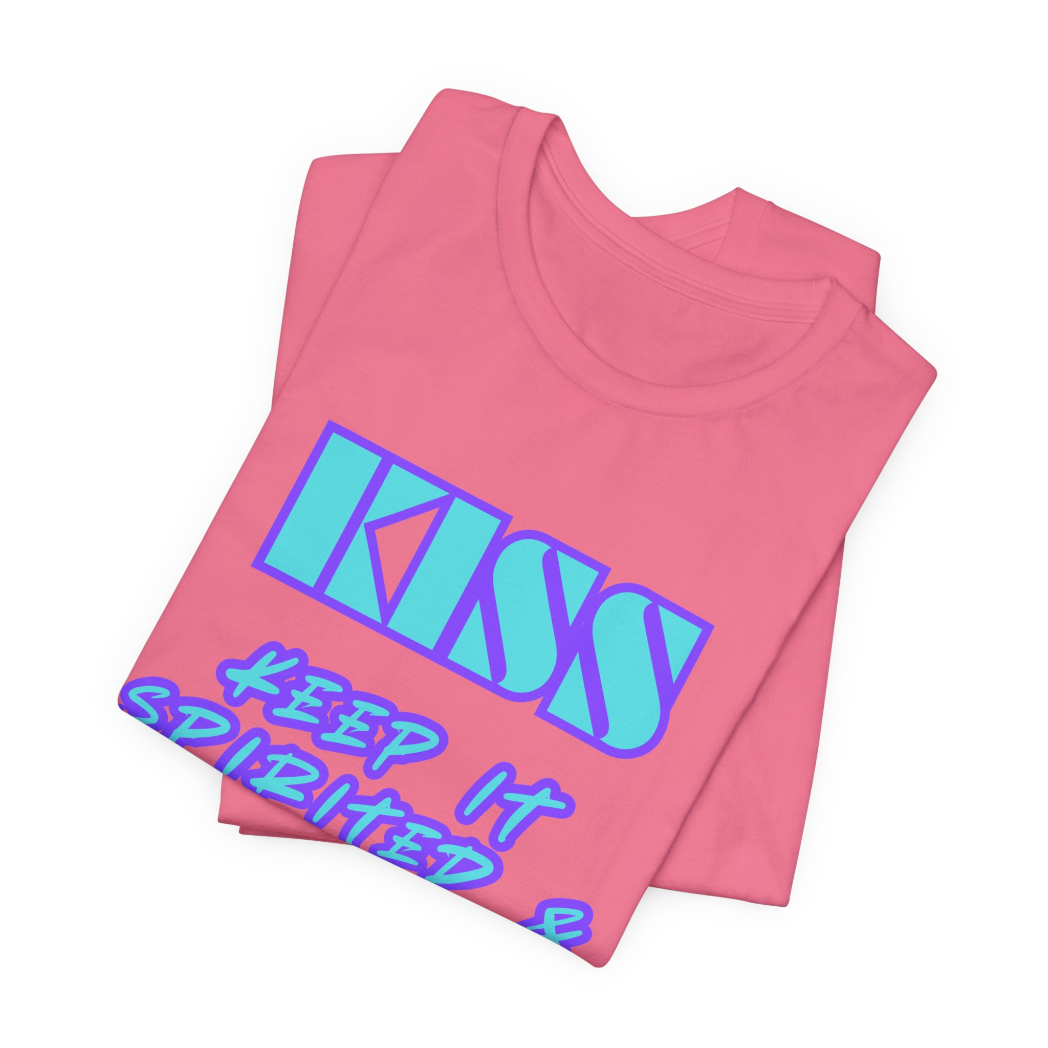 KISS Keep It Spirited & Selfless-Unisex Jersey Short Sleeve Tee - Image 63