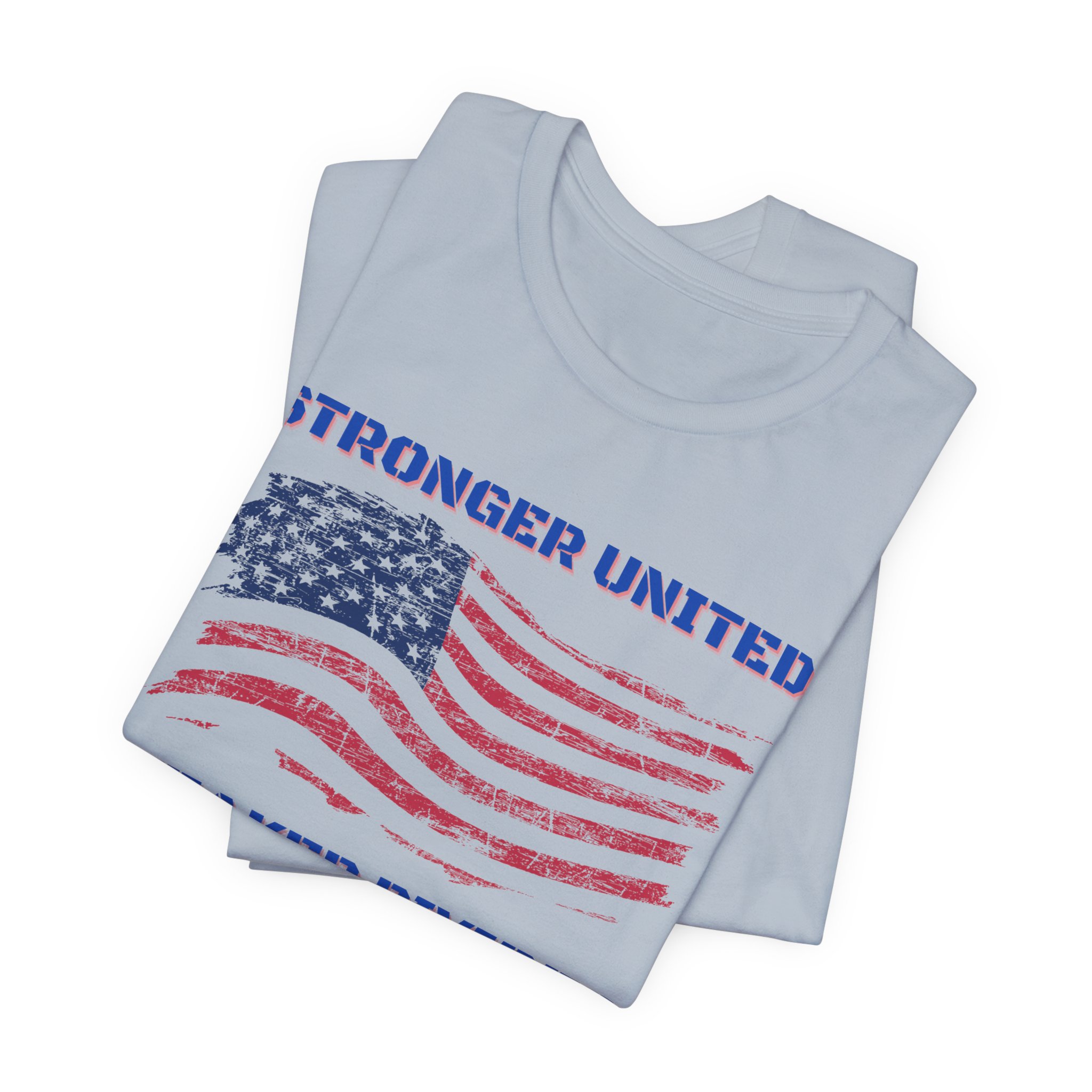 Stronger United Weaker Divided-Unisex Jersey Short Sleeve Tee - Image 43