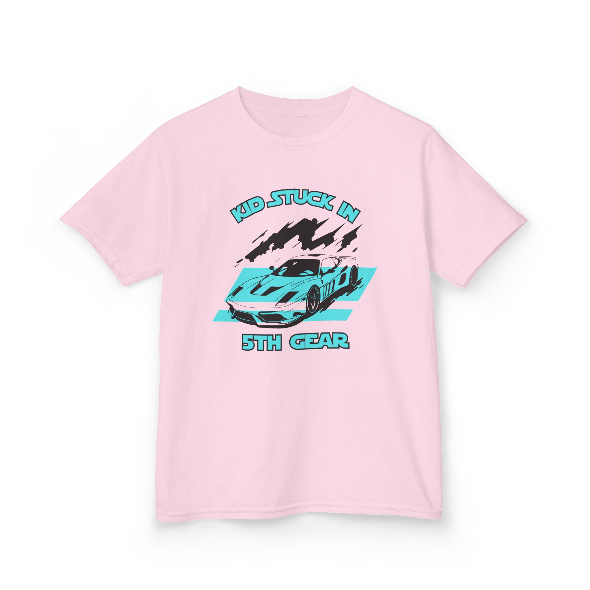 Stuck In 5th Gear-Kids Heavy Cotton™ Tee - Image 51