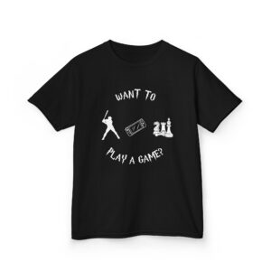 Want to Play a Game?-Kids Heavy Cotton™ Tee
