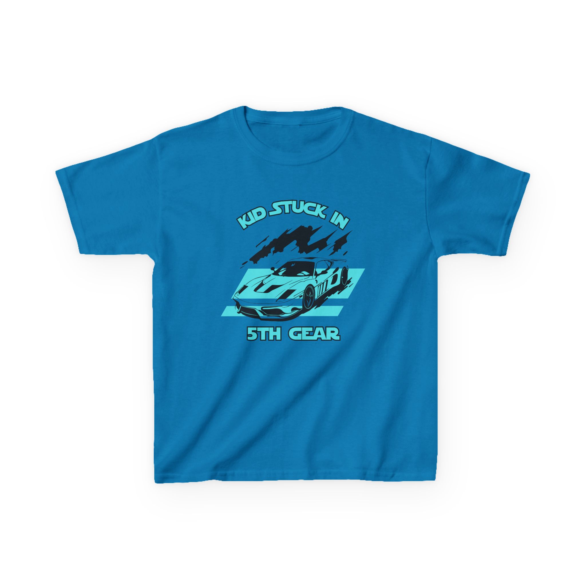 Stuck In 5th Gear-Kids Heavy Cotton™ Tee - Image 25