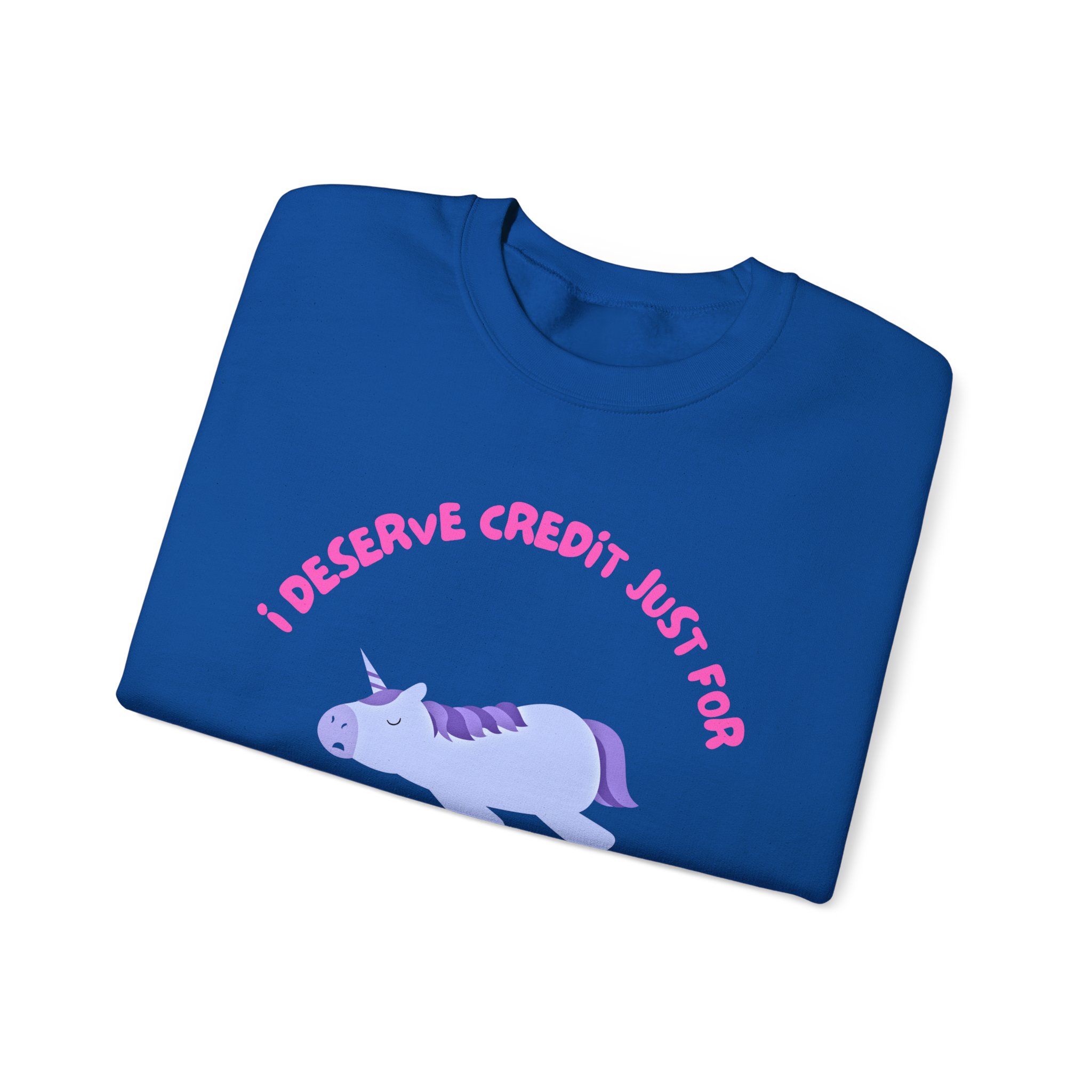 I Deserve Credit (2 Sided Print)-Unisex Heavy Blend™ Crewneck Sweatshirt - Image 19