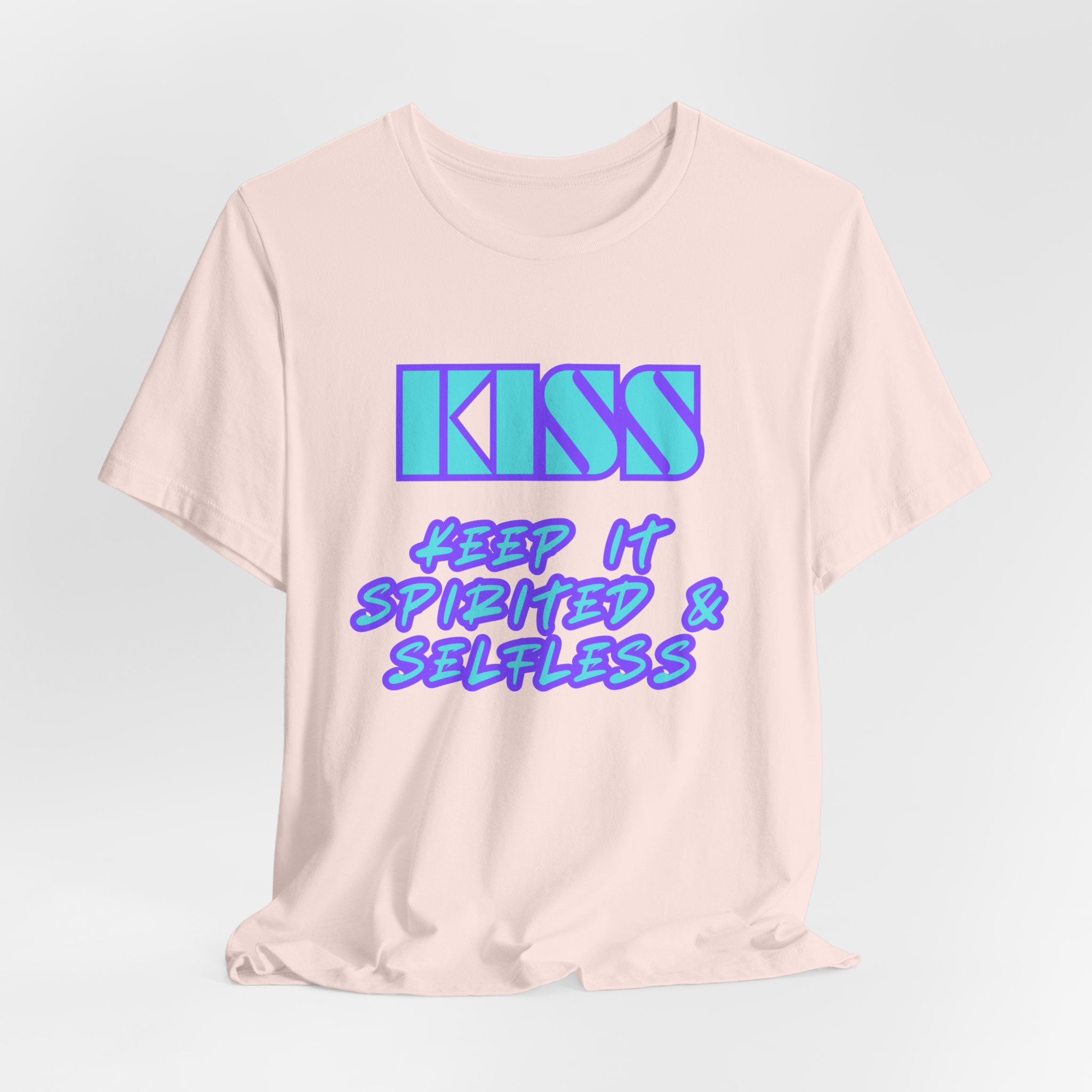KISS Keep It Spirited & Selfless-Unisex Jersey Short Sleeve Tee - Image 8