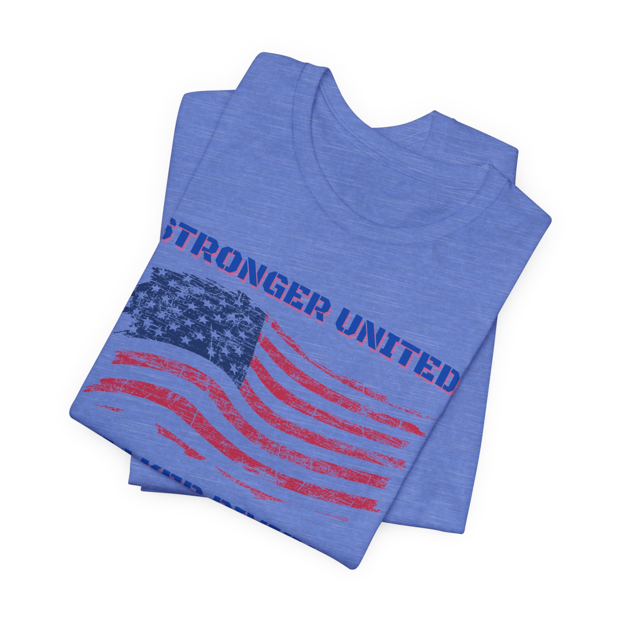 Stronger United Weaker Divided-Unisex Jersey Short Sleeve Tee - Image 51