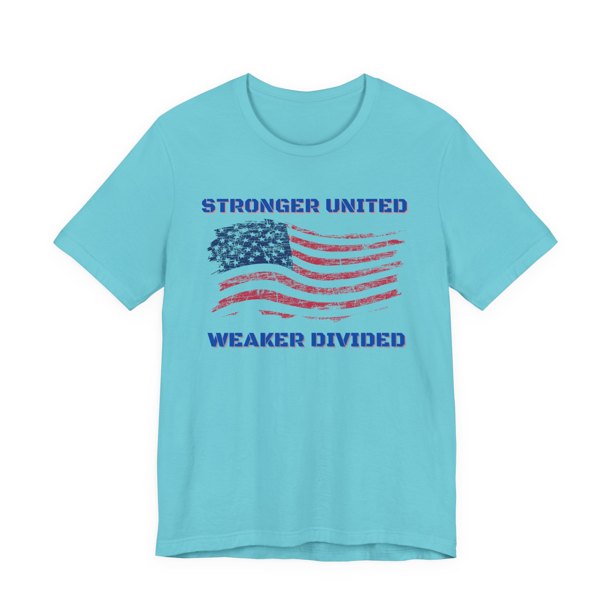 Stronger United Weaker Divided-Unisex Jersey Short Sleeve Tee - Image 33