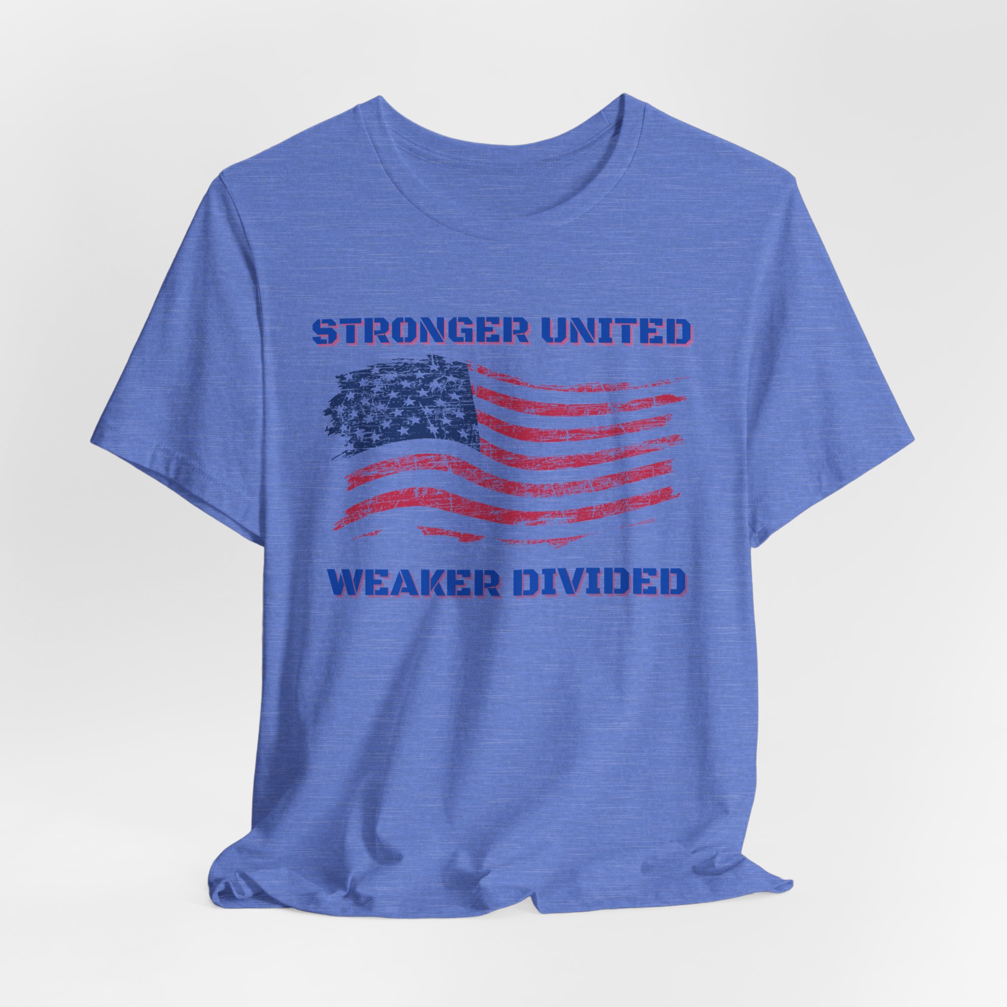 Stronger United Weaker Divided-Unisex Jersey Short Sleeve Tee - Image 52
