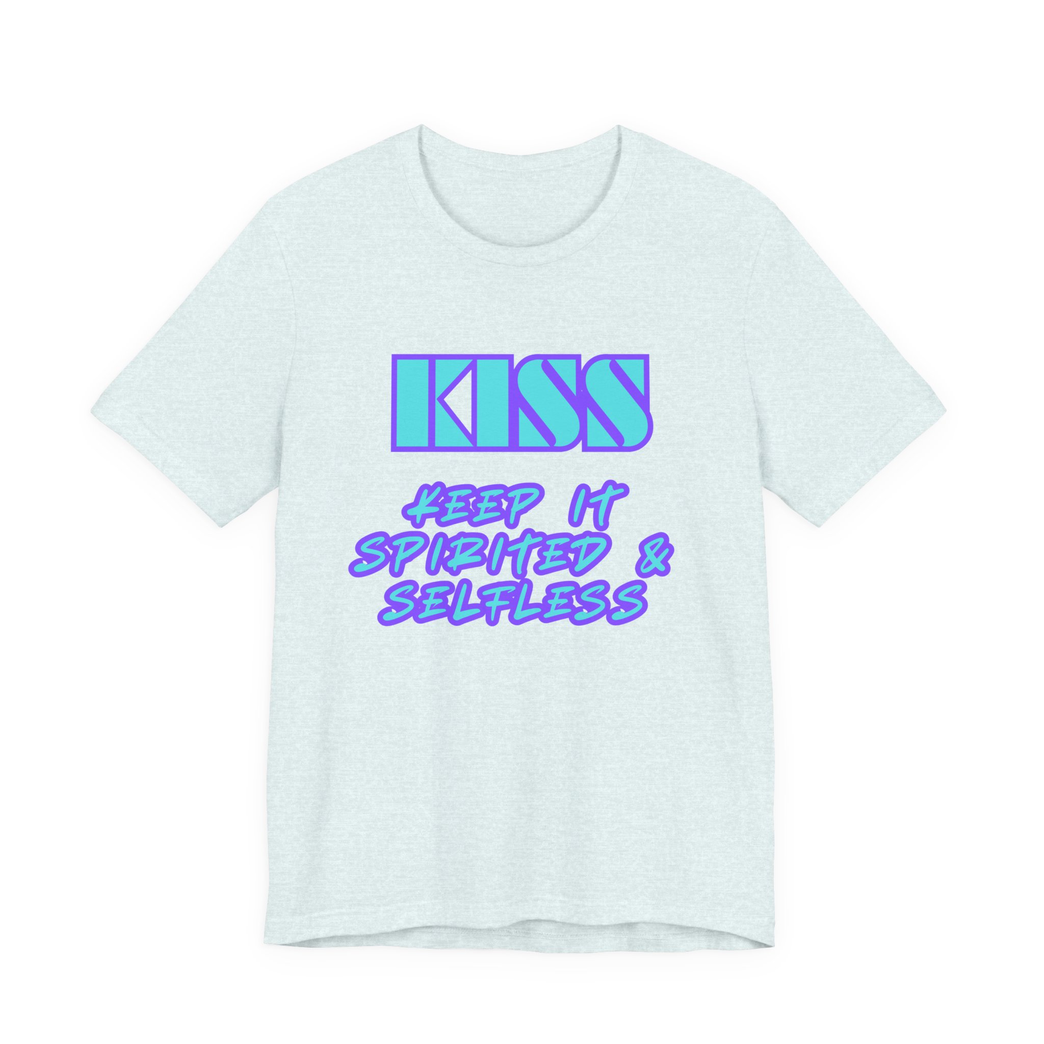 KISS Keep It Spirited & Selfless-Unisex Jersey Short Sleeve Tee - Image 29