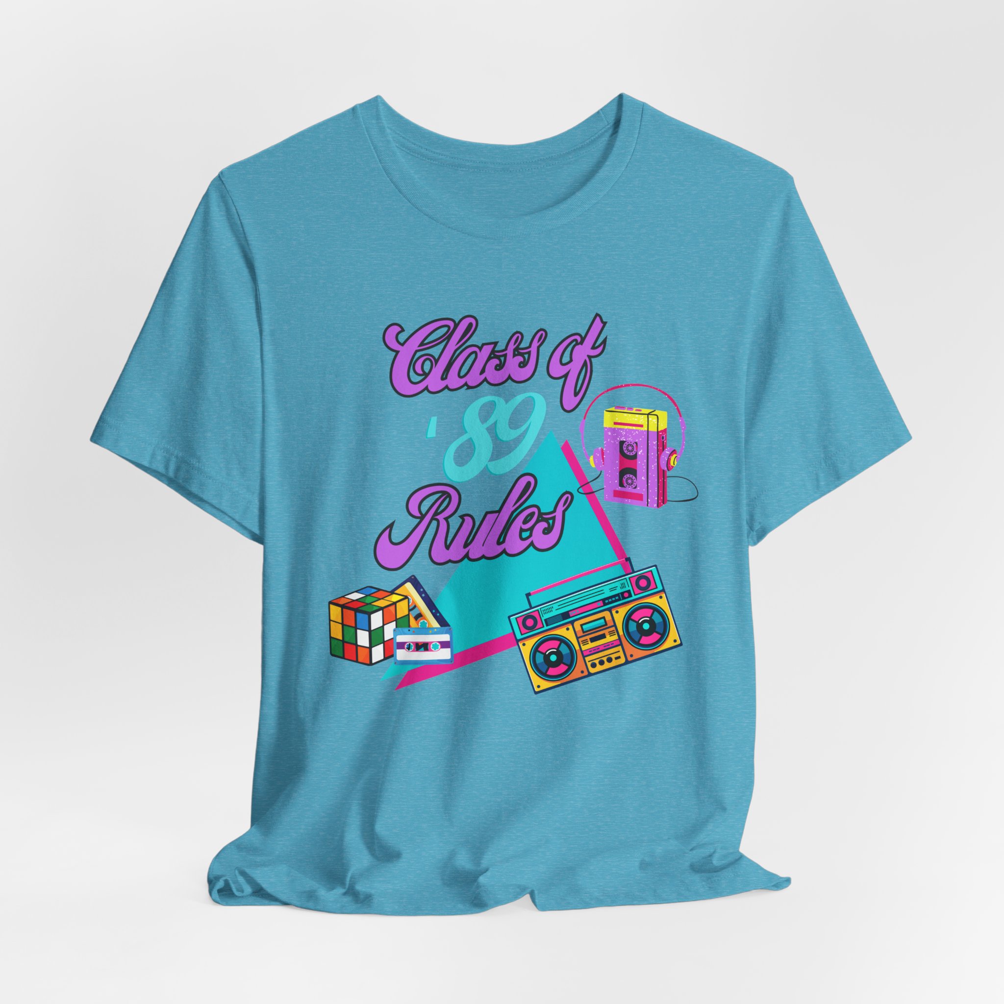 Class of '89 Rules Version 1-Unisex Jersey Short Sleeve Tee - Image 52