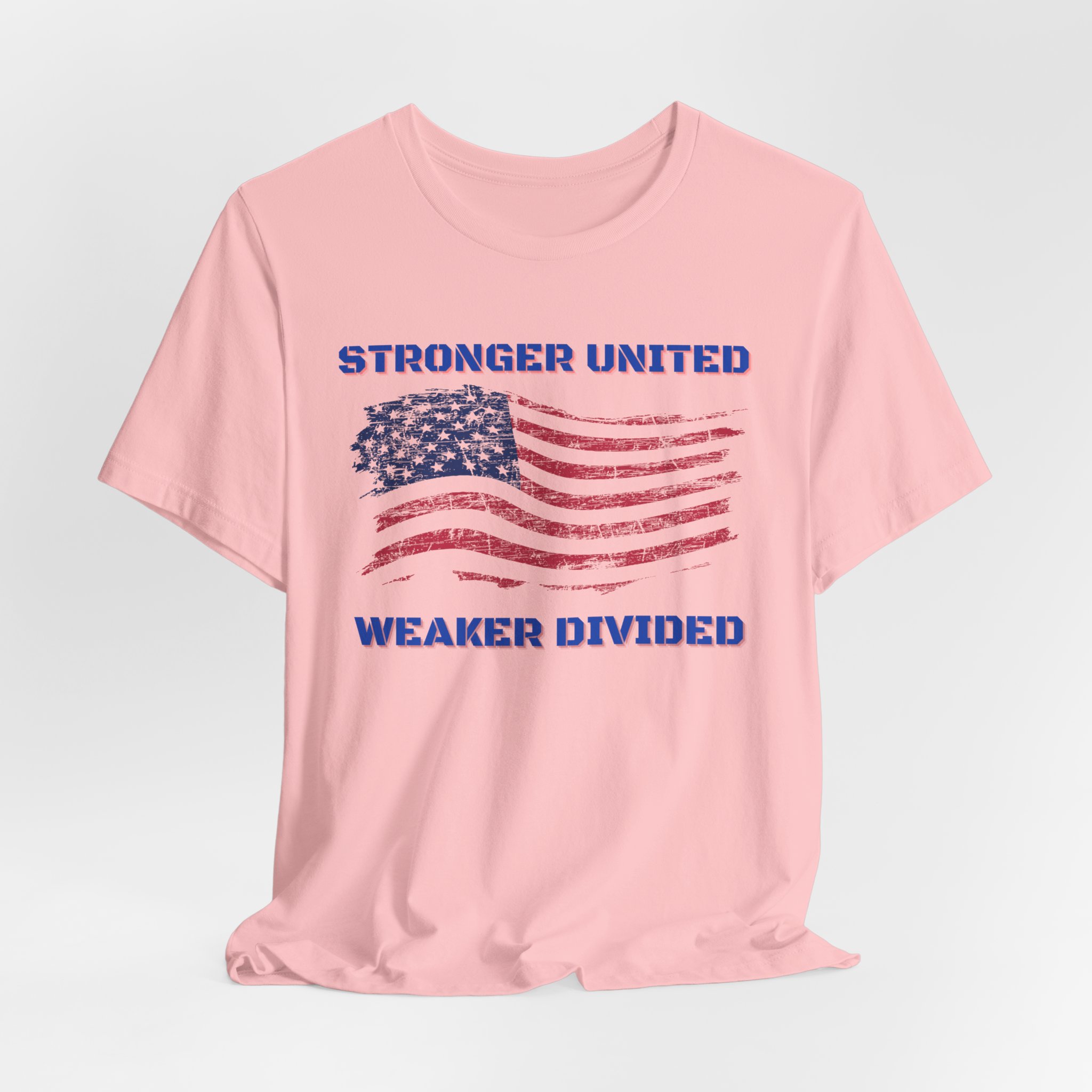 Stronger United Weaker Divided-Unisex Jersey Short Sleeve Tee - Image 68