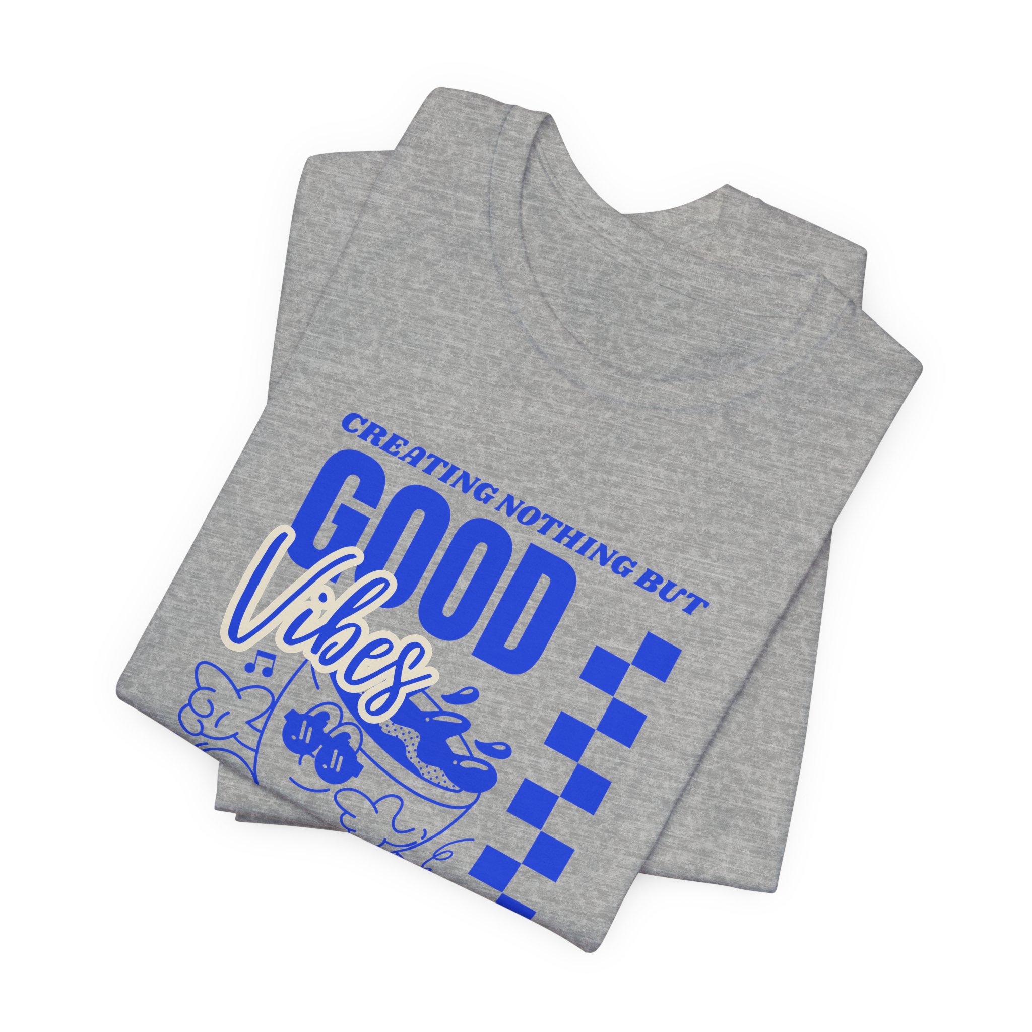 Creating Nothing But Good Vibes-Unisex Jersey Short Sleeve Tee - Image 51