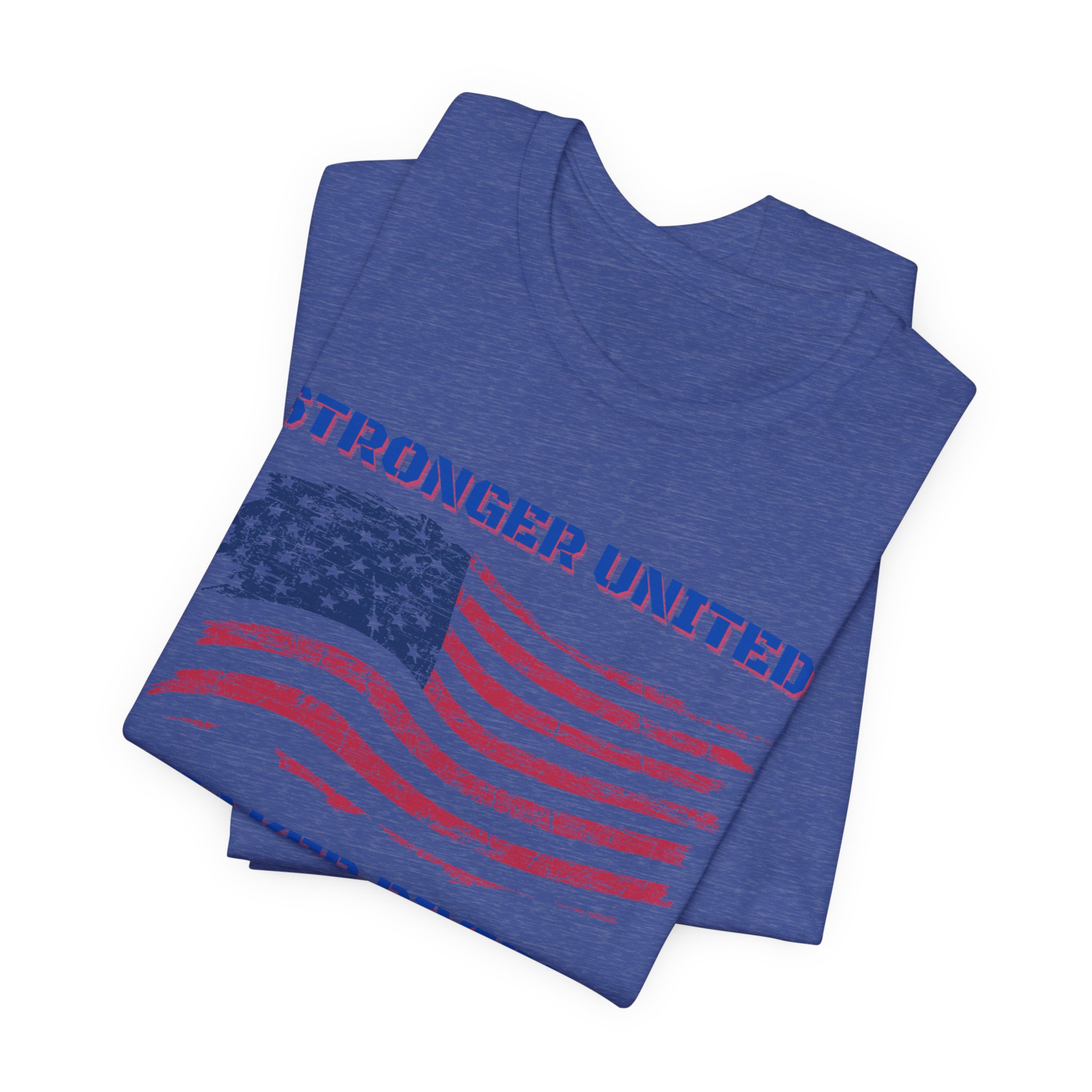 Stronger United Weaker Divided-Unisex Jersey Short Sleeve Tee - Image 55