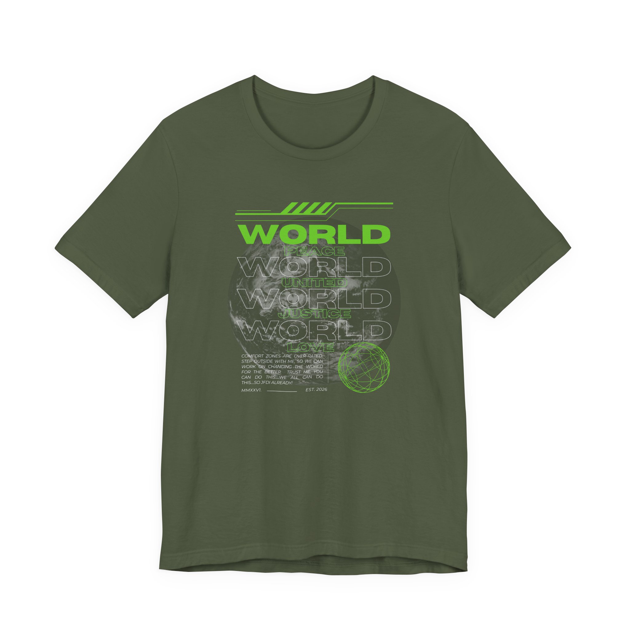 Change the World Design #1-Unisex Jersey Short Sleeve Tee - Image 21